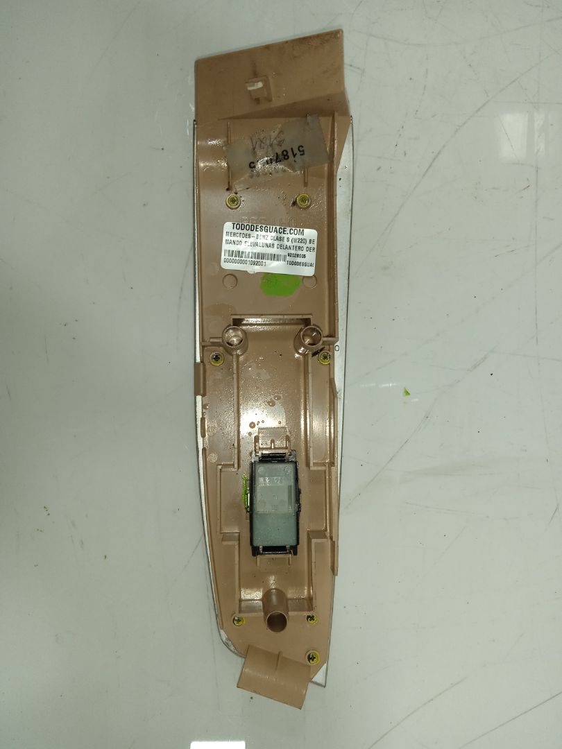 MANDO ELEVALUNAS DELANTERO DERECHO MERCEDES-BENZ CLASE S (W220) BERLINA 320 (220.065)