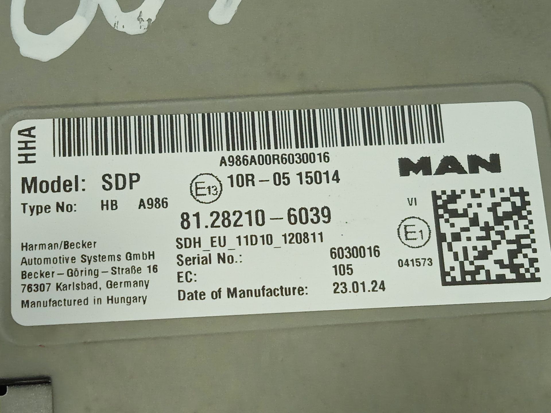 PANTALLA MAN TGX 33.XXX FG /   6x4   BL XL