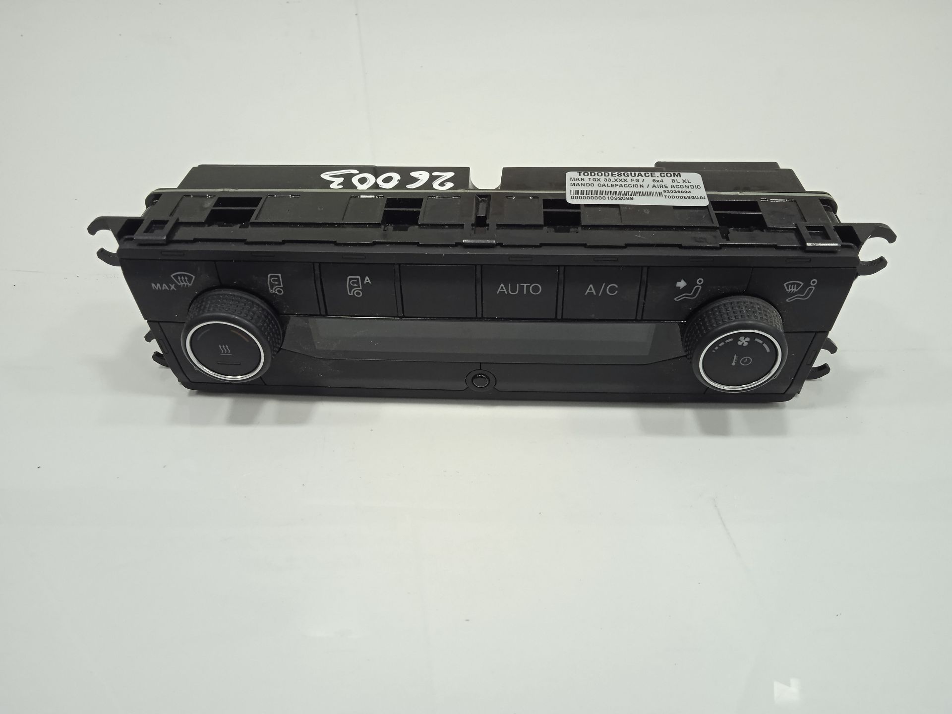 MANDO CALEFACCION / AIRE ACONDICIONADO MAN TGX 33.XXX FG /   6x4   BL XL