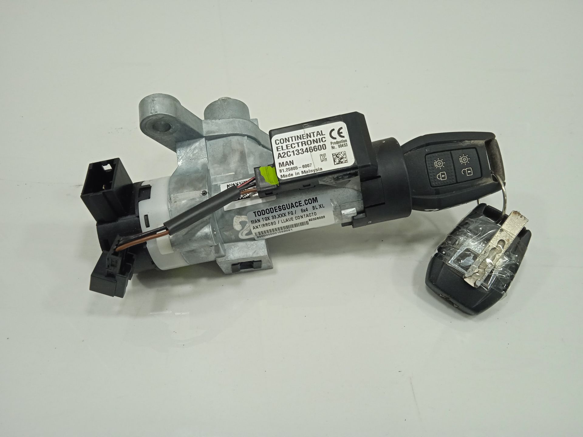 ANTIRROBO / LLAVE CONTACTO MAN TGX 33.XXX FG /   6x4   BL XL