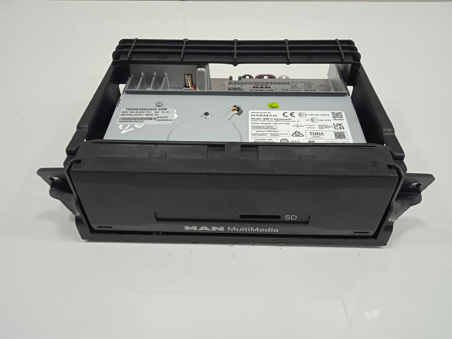 SISTEMA AUDIO / RADIO CD MAN TGX 33.XXX FG /   6x4   BL XL