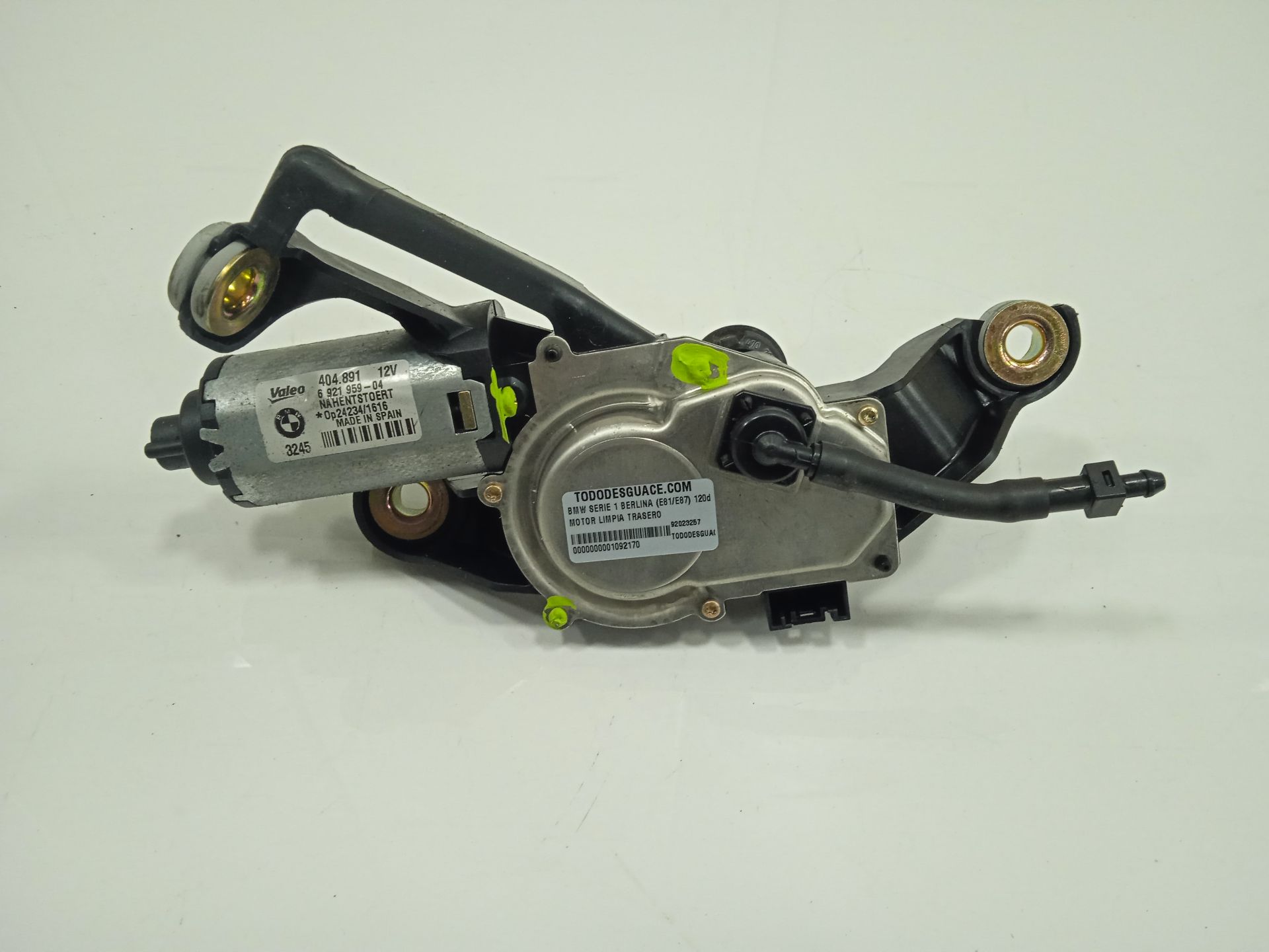 MOTOR LIMPIA TRASERO BMW SERIE 1 BERLINA (E81/E87) 120d
