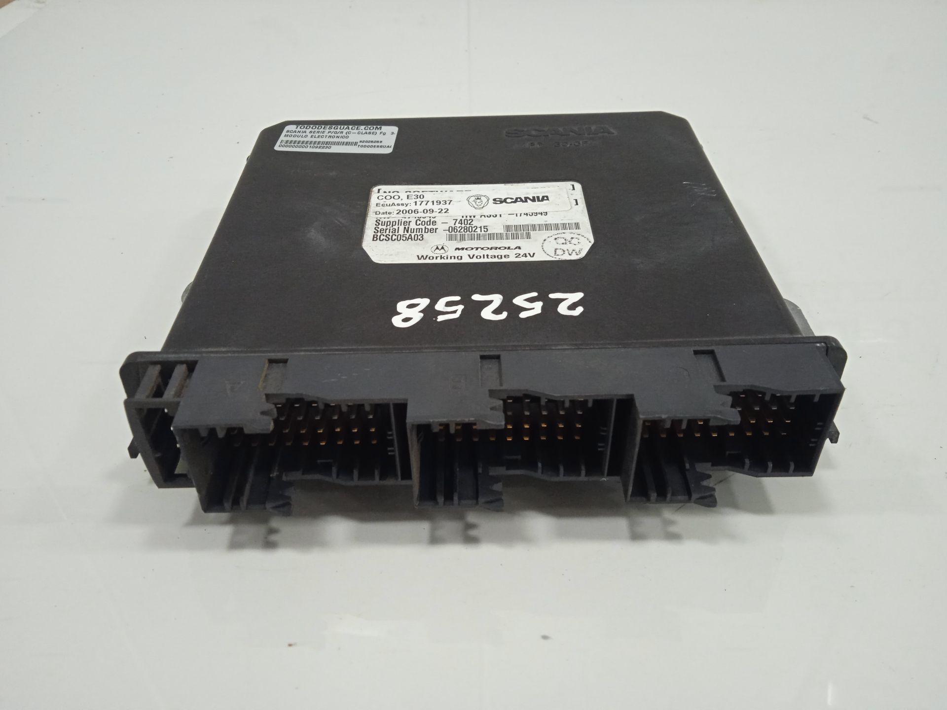MODULO ELECTRONICO SCANIA SERIE P/G/R (C-CLASE) Fg  340  (4X2) Corto CP 13 / 14 B