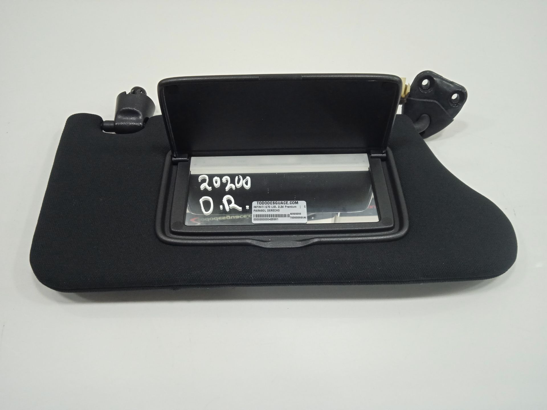 PARASOL DERECHO INFINITI Q70 LIM. 2.2d Premium   |   01.15 - 12.19