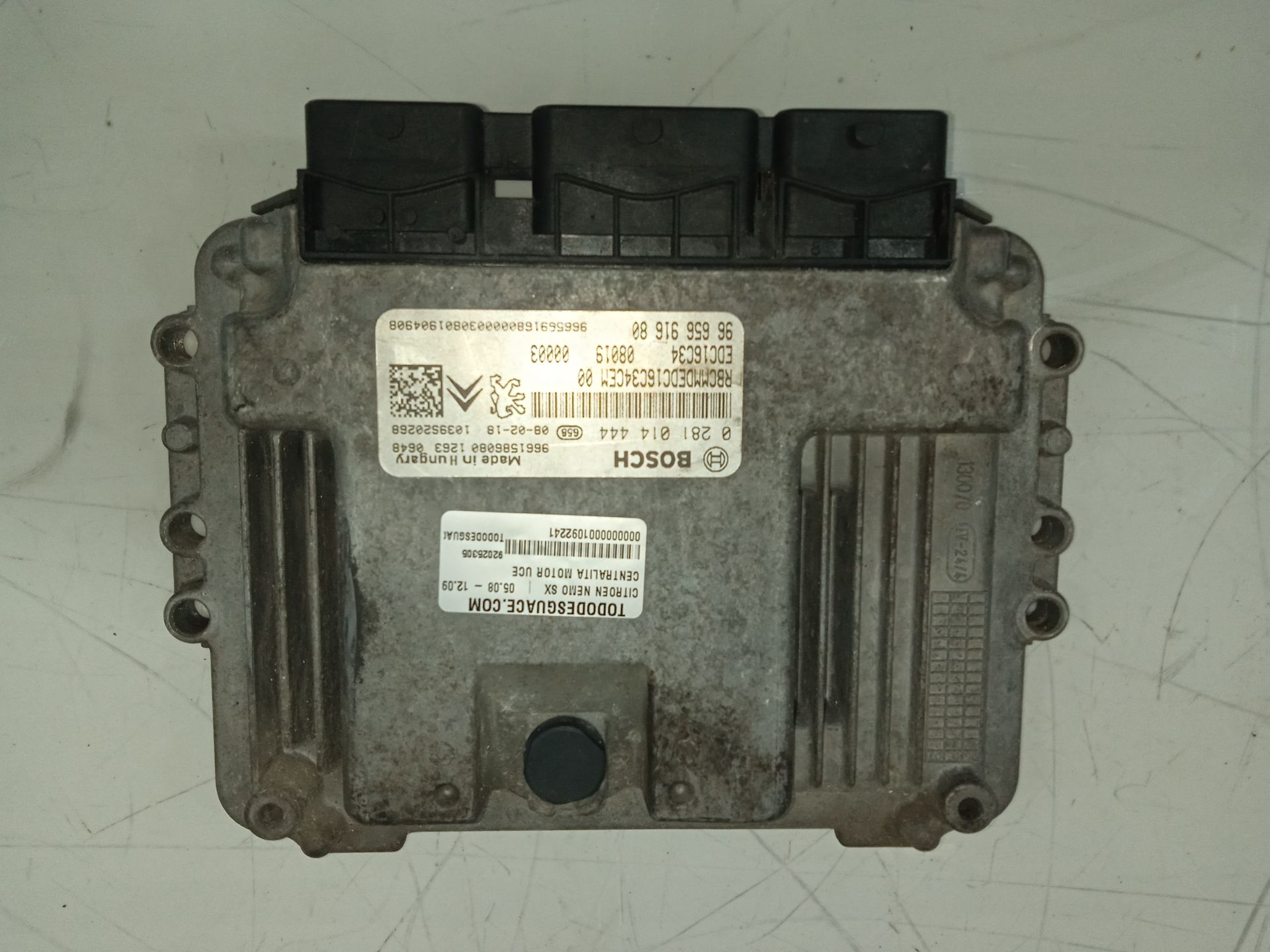 CENTRALITA MOTOR UCE CITROEN NEMO SX