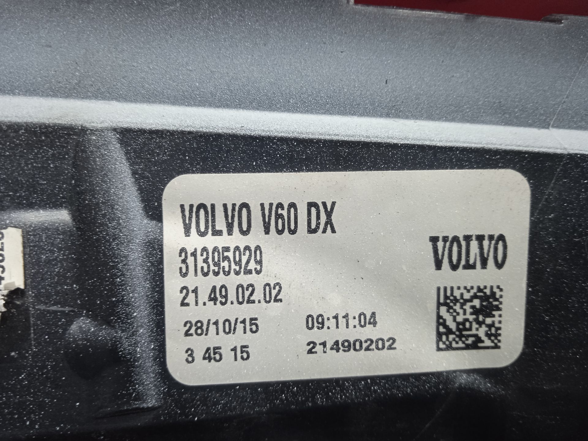 PILOTO TRASERO DERECHO VOLVO V60 KOMBI Kinetic