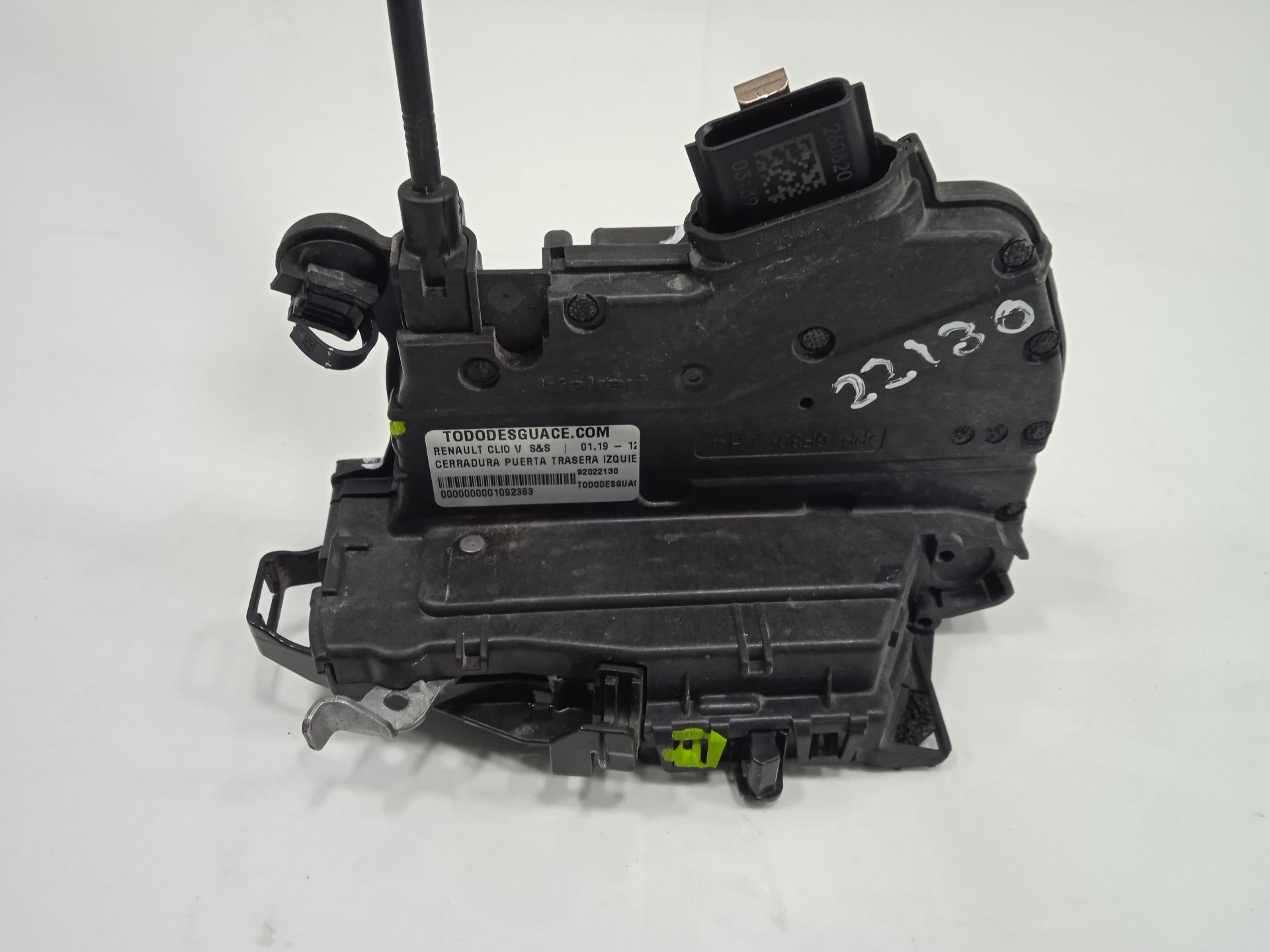 CERRADURA PUERTA TRASERA IZQUIERDA RENAULT CLIO V S&S