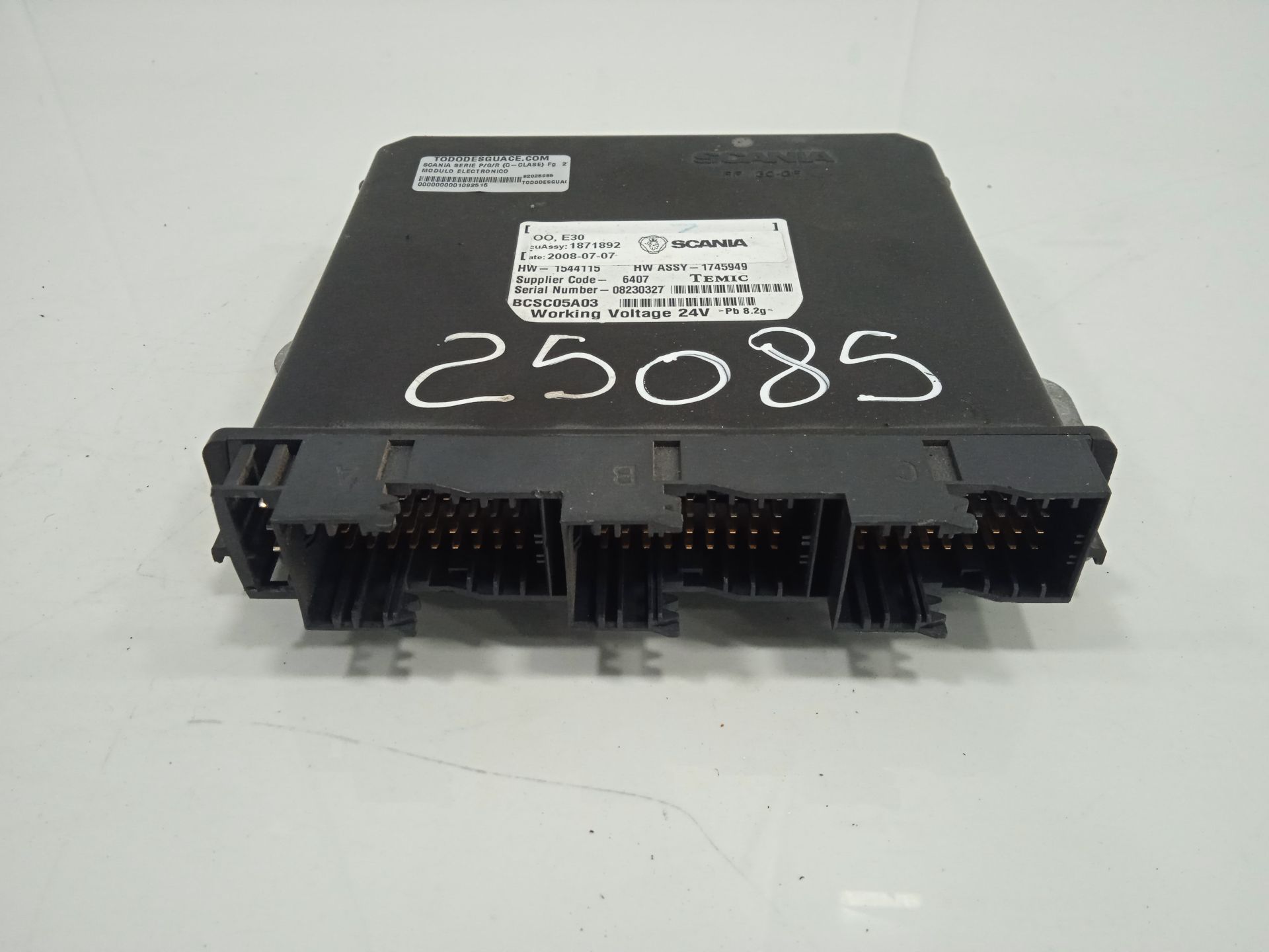MODULO ELECTRONICO SCANIA SERIE P/G/R (C-CLASE) Fg  270  (4X2) Corto CP 13 / 14 B