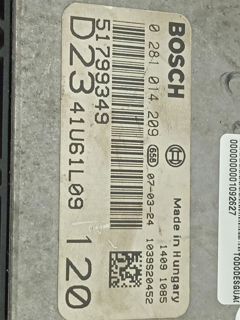 CENTRALITA MOTOR UCE FIAT DUCATO CAJA ABIERTA 35 (06.2006 =>) L2 120 Multijet
