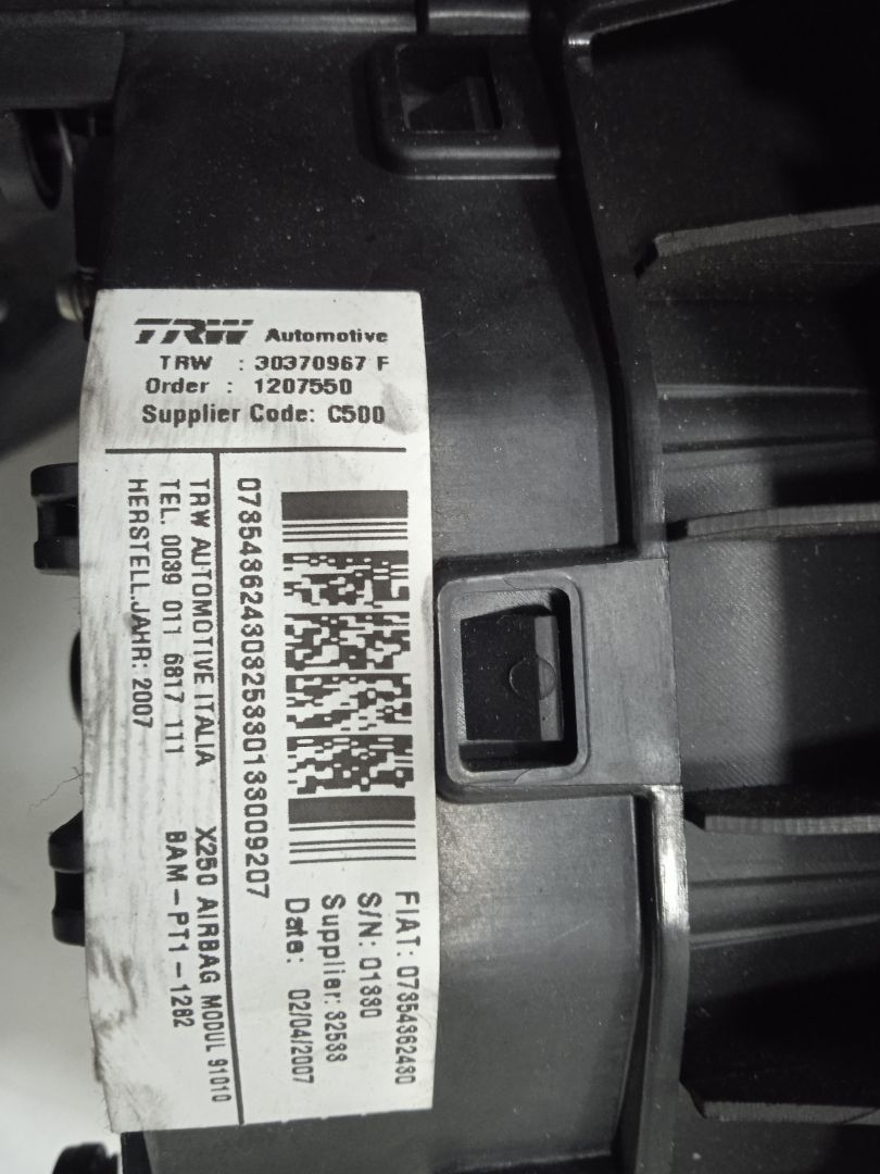 AIRBAG DELANTERO IZQUIERDO FIAT DUCATO CAJA ABIERTA 35 (06.2006 =>) L2 120 Multijet
