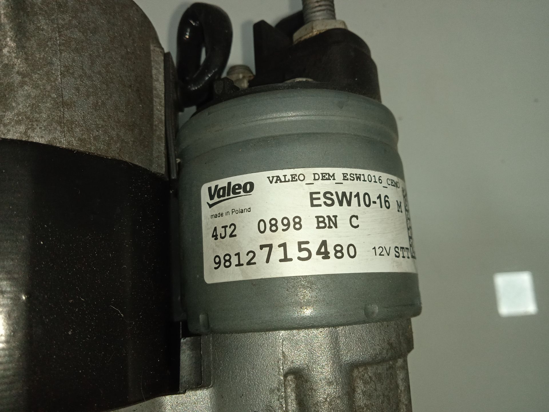 MOTOR ARRANQUE CITROEN C3 *