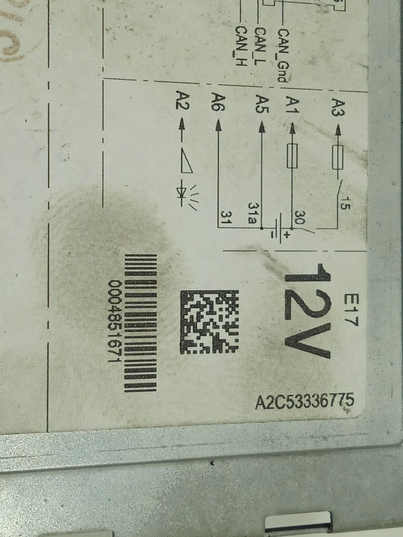 TACOGRAFO PEUGEOT BOXER CAJA CERRADA (RS 3000) (330/333) 2007 ->) HDi (333)