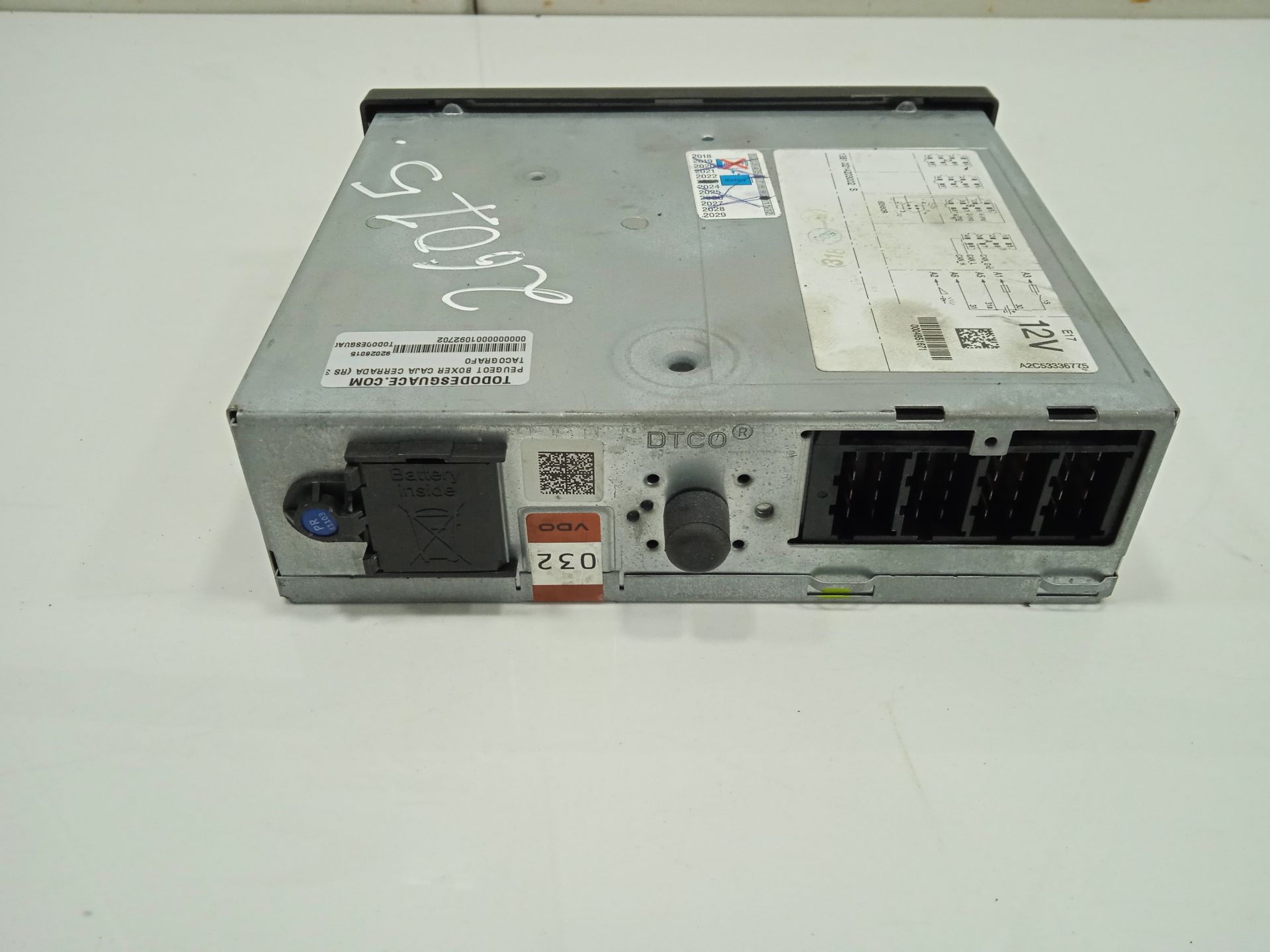 TACOGRAFO PEUGEOT BOXER CAJA CERRADA (RS 3000) (330/333) 2007 ->) HDi (333)