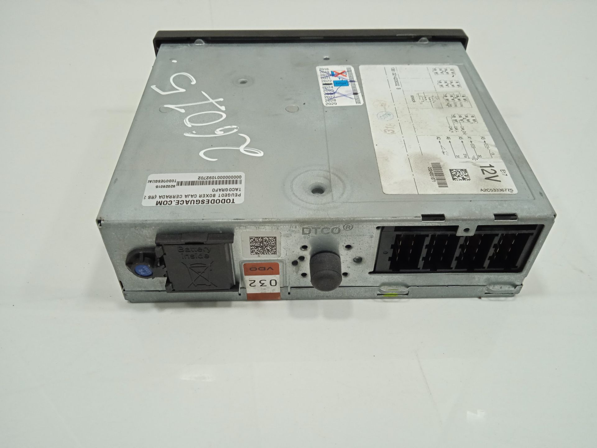 TACOGRAFO PEUGEOT BOXER CAJA CERRADA (RS 3000) (330/333) 2007 ->) HDi (333)