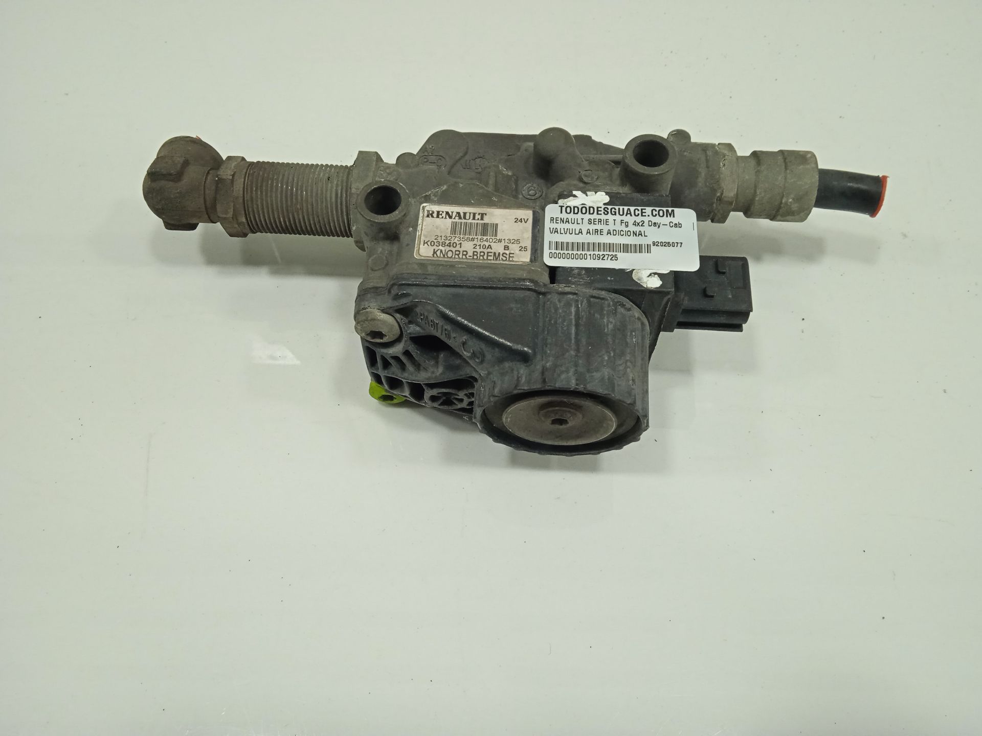 VALVULA AIRE ADICIONAL RENAULT SERIE T Fg 4x2 Day-Cab