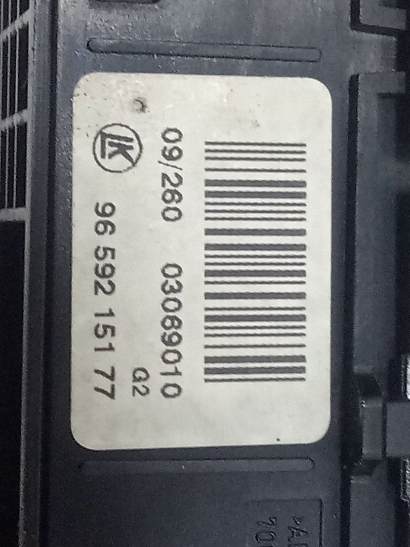 INTERRUPTOR WARNING PEUGEOT 308 Confort