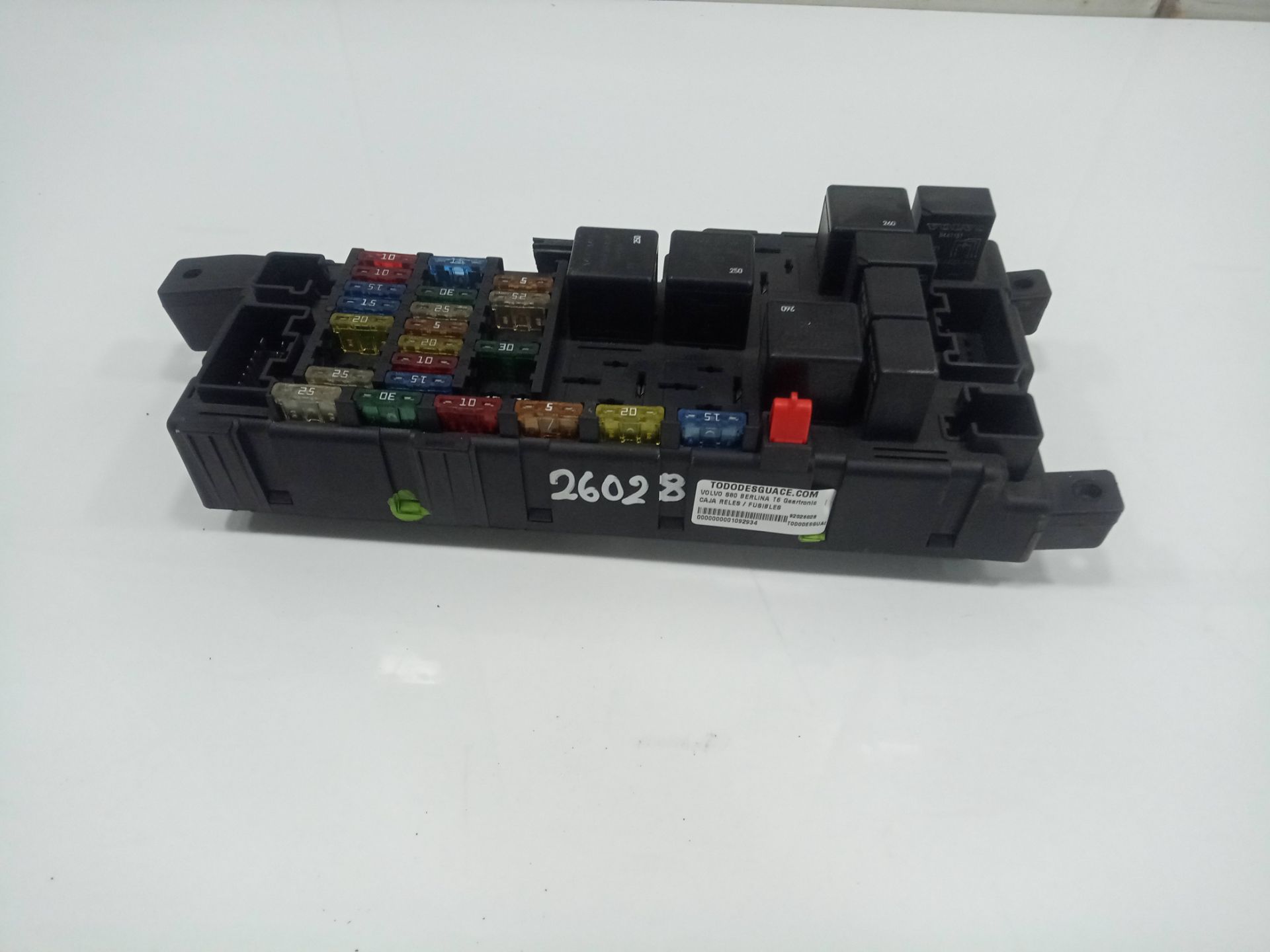 CAJA RELES / FUSIBLES VOLVO S80 BERLINA T6 Geartronic