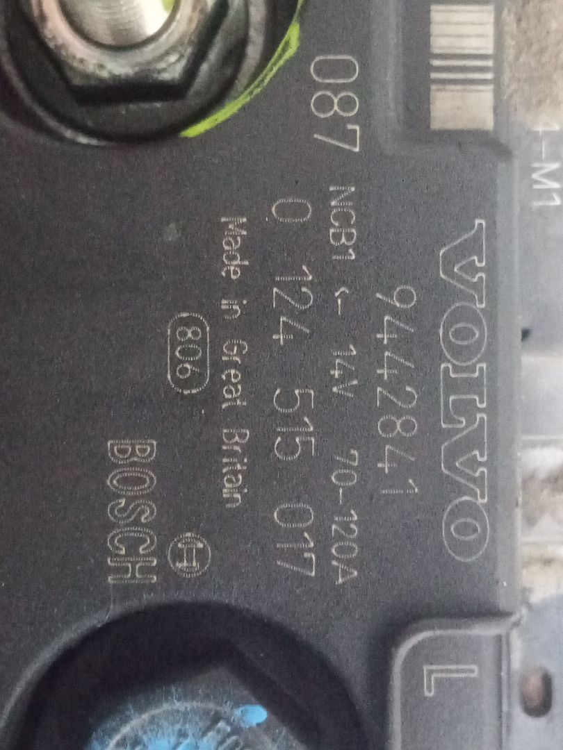 ALTERNADOR VOLVO S80 BERLINA T6 Geartronic