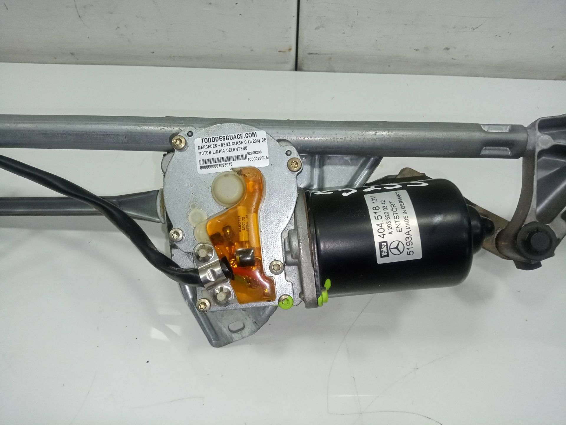 MOTOR LIMPIA DELANTERO MERCEDES-BENZ CLASE C (W203) BERLINA 240 (203.061)