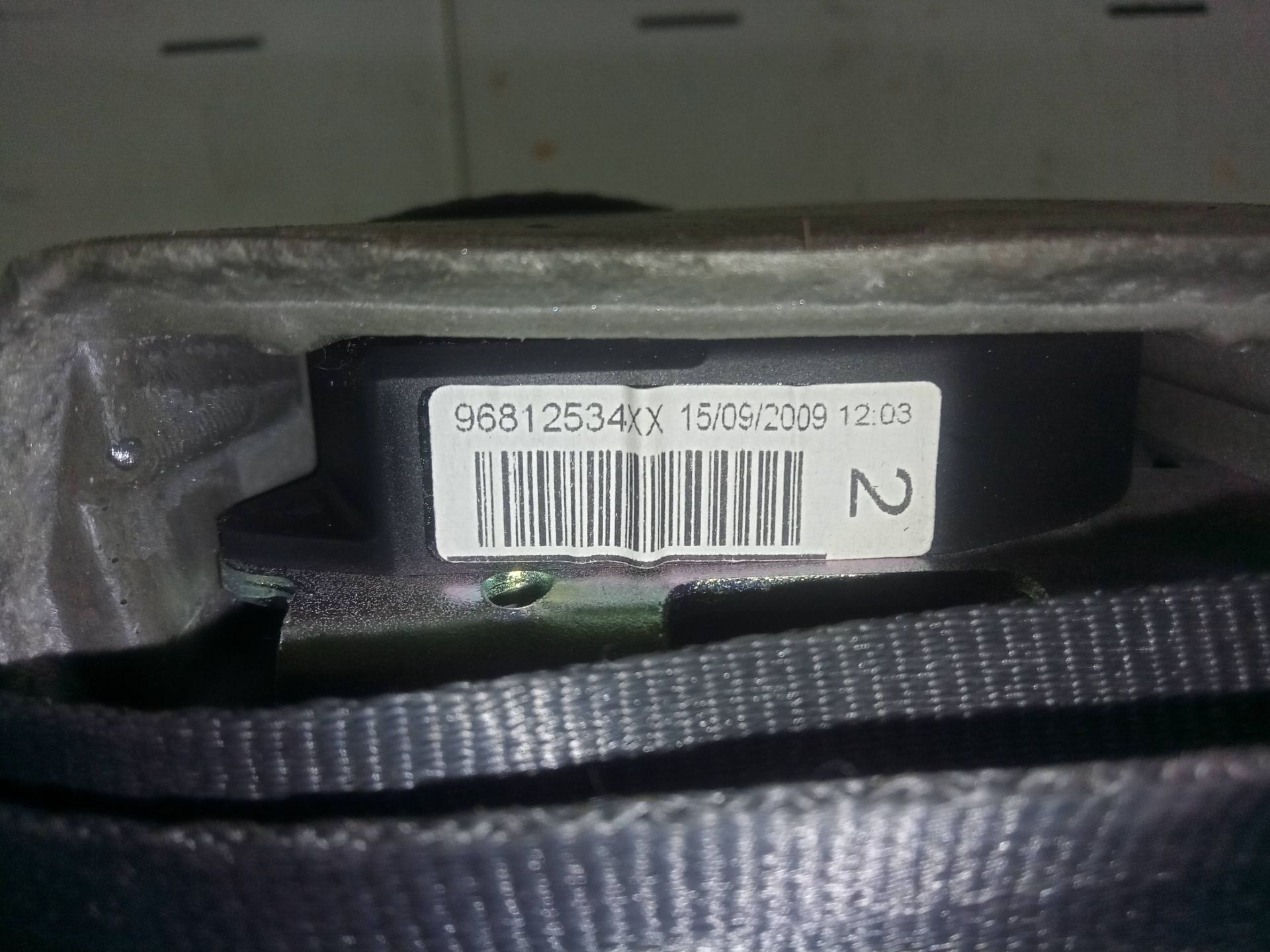 CINTURON SEGURIDAD TRASERO IZQUIERDO PEUGEOT 308 Confort