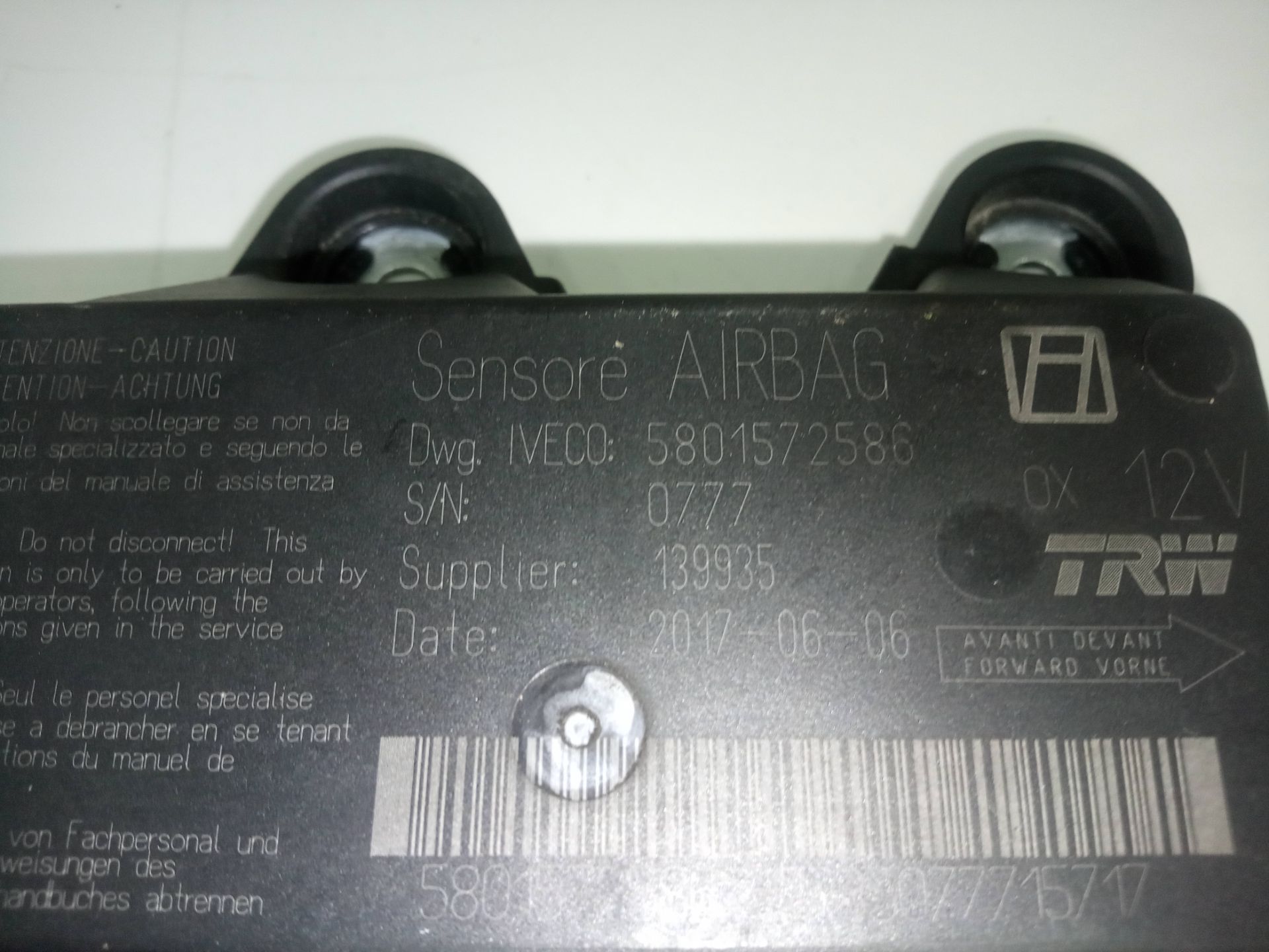 CENTRALITA AIRBAG IVECO DAILY FURGÓN Fg 33 S ... V Batalla 3000
