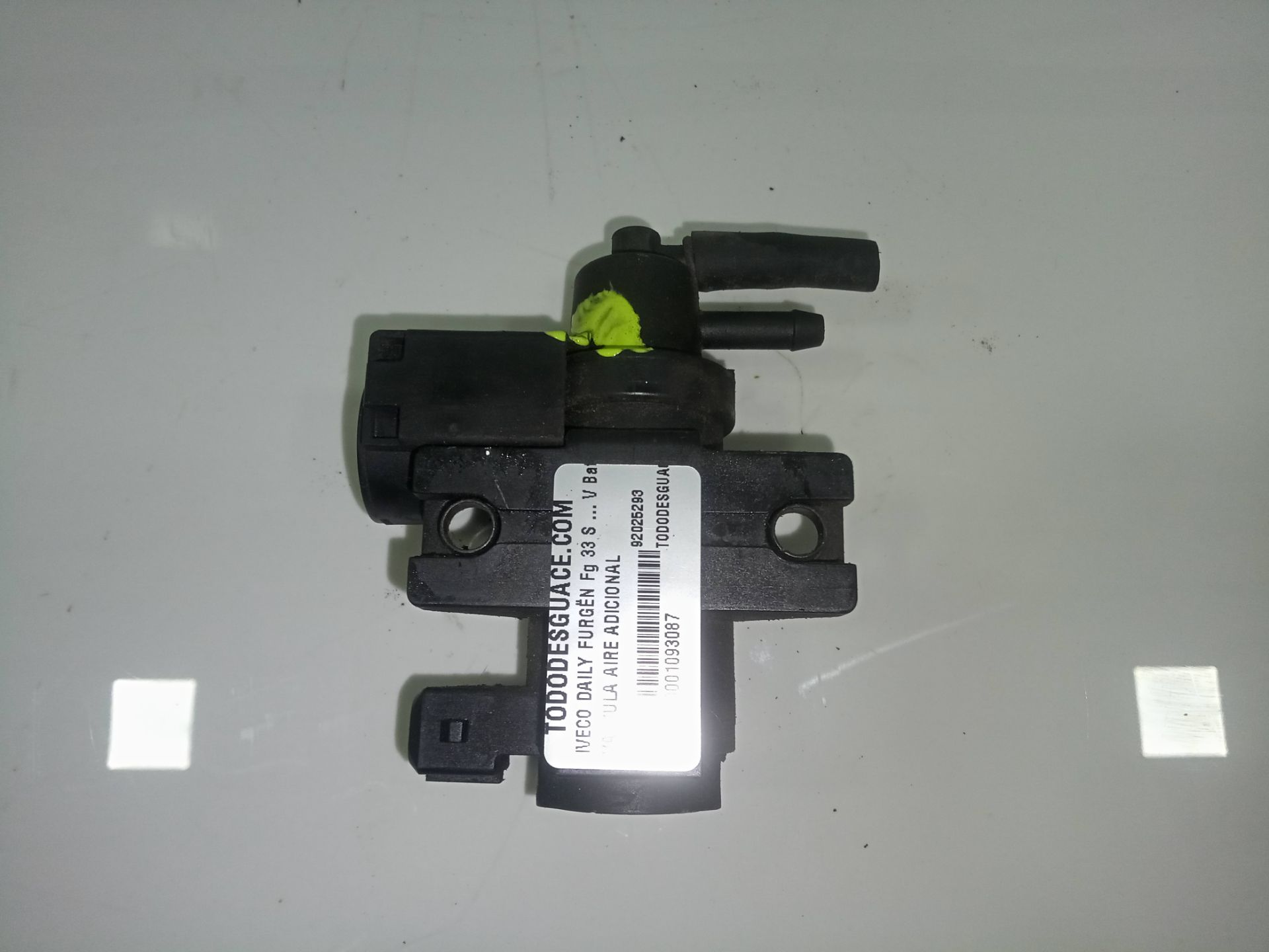 VALVULA AIRE ADICIONAL IVECO DAILY FURGÓN Fg 33 S ... V Batalla 3000