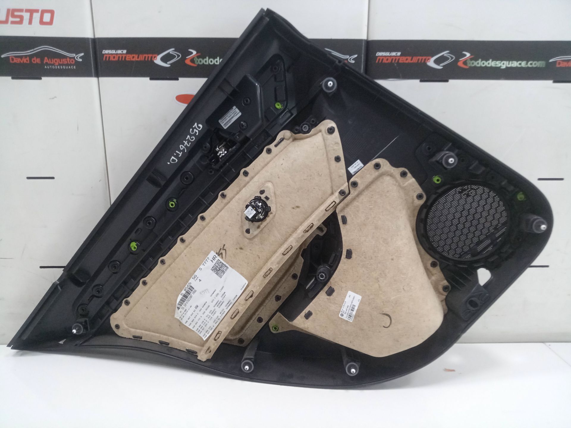 PAÑO PUERTA TRASERO DERECHO VOLKSWAGEN GOLF VII LIM. GTI BlueMotion