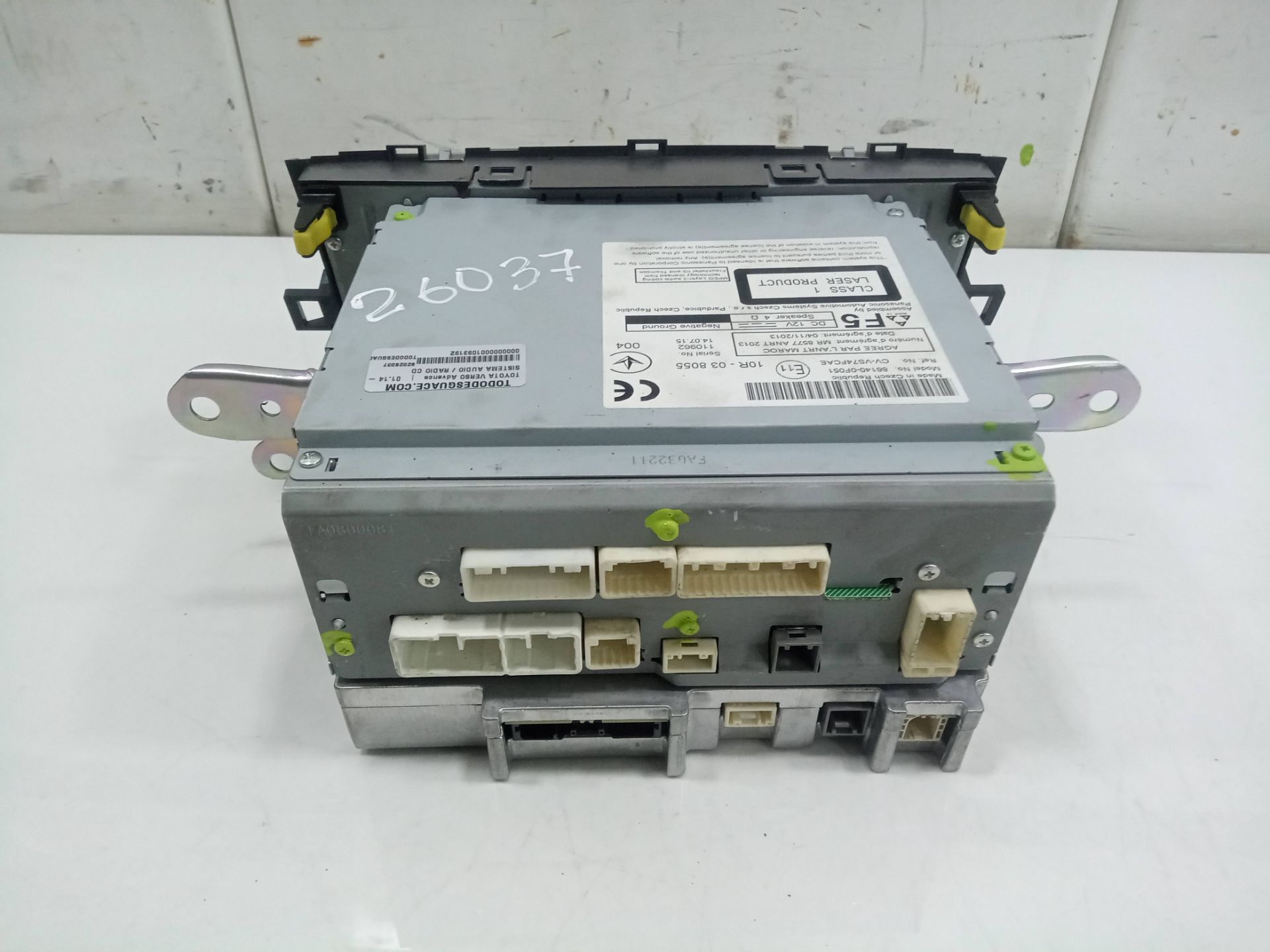 SISTEMA AUDIO / RADIO CD TOYOTA VERSO Advance