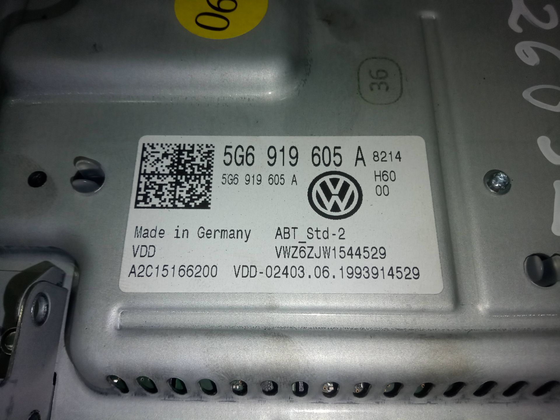 PANTALLA RADIO VOLKSWAGEN GOLF VII SPORTSVAN Advance