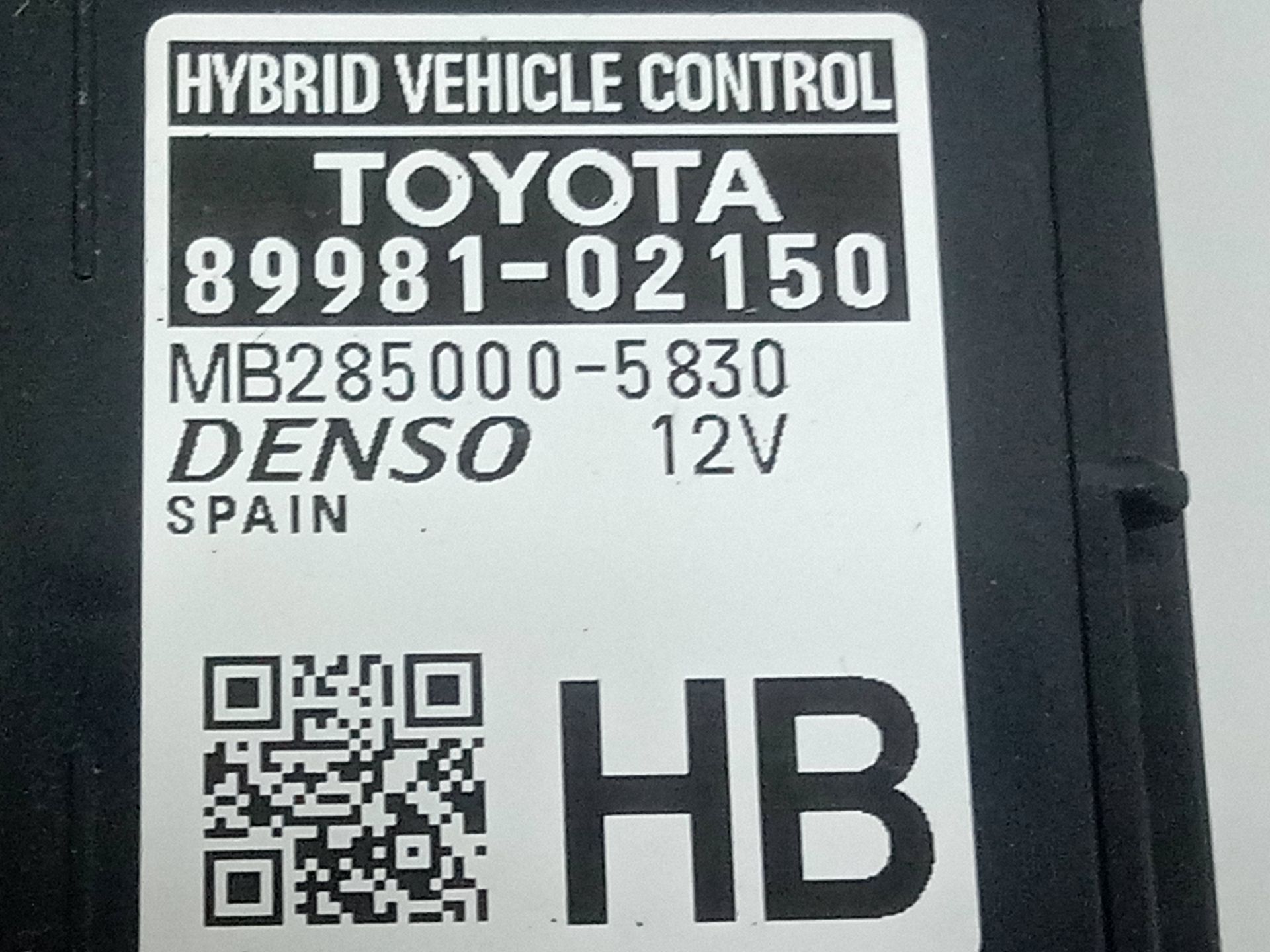 MODULO ELECTRONICO TOYOTA COROLLA (E21) HYBRID STYLE