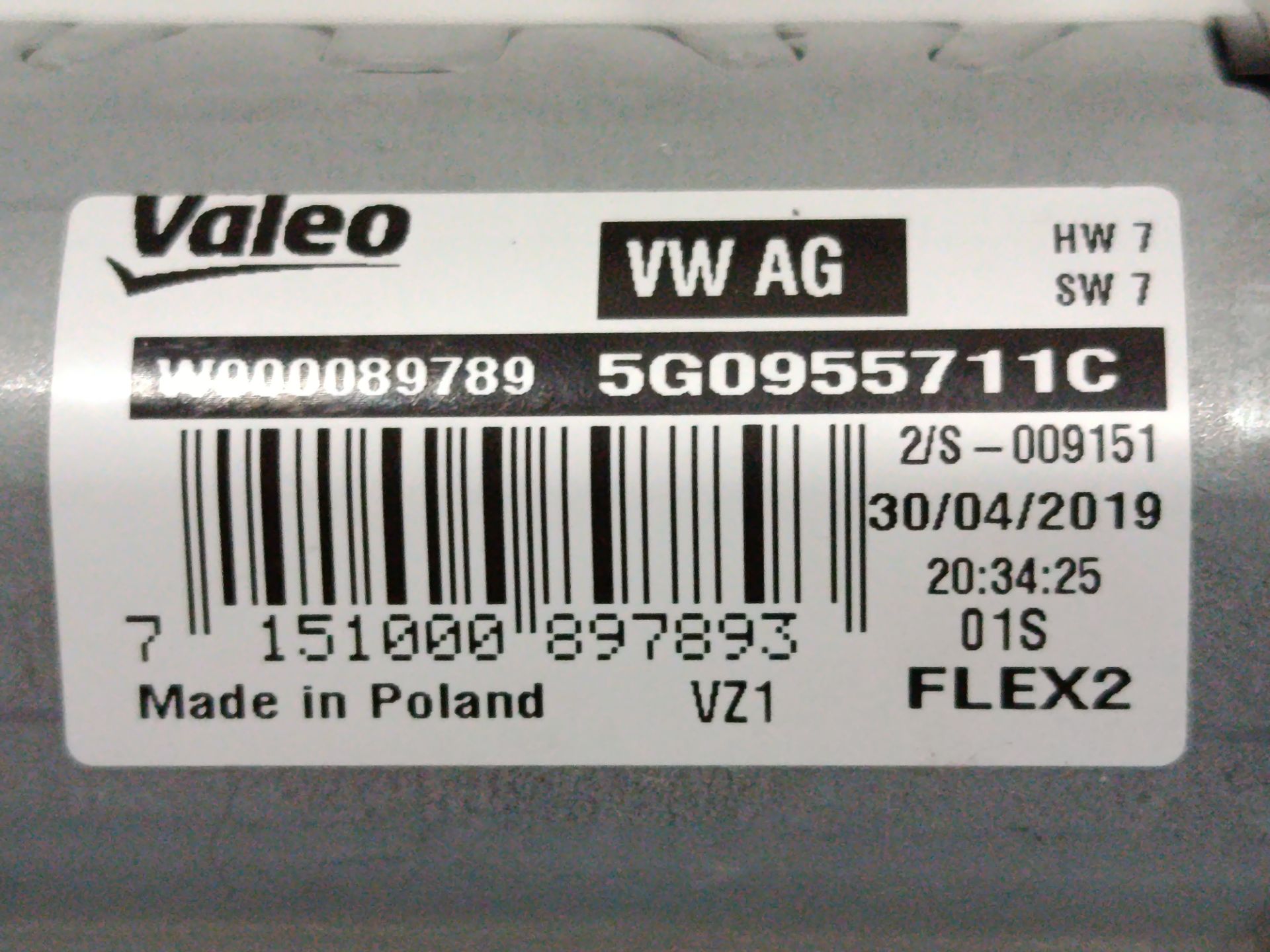 MOTOR LIMPIA DELANTERO VOLKSWAGEN GOLF VII SPORTSVAN Advance