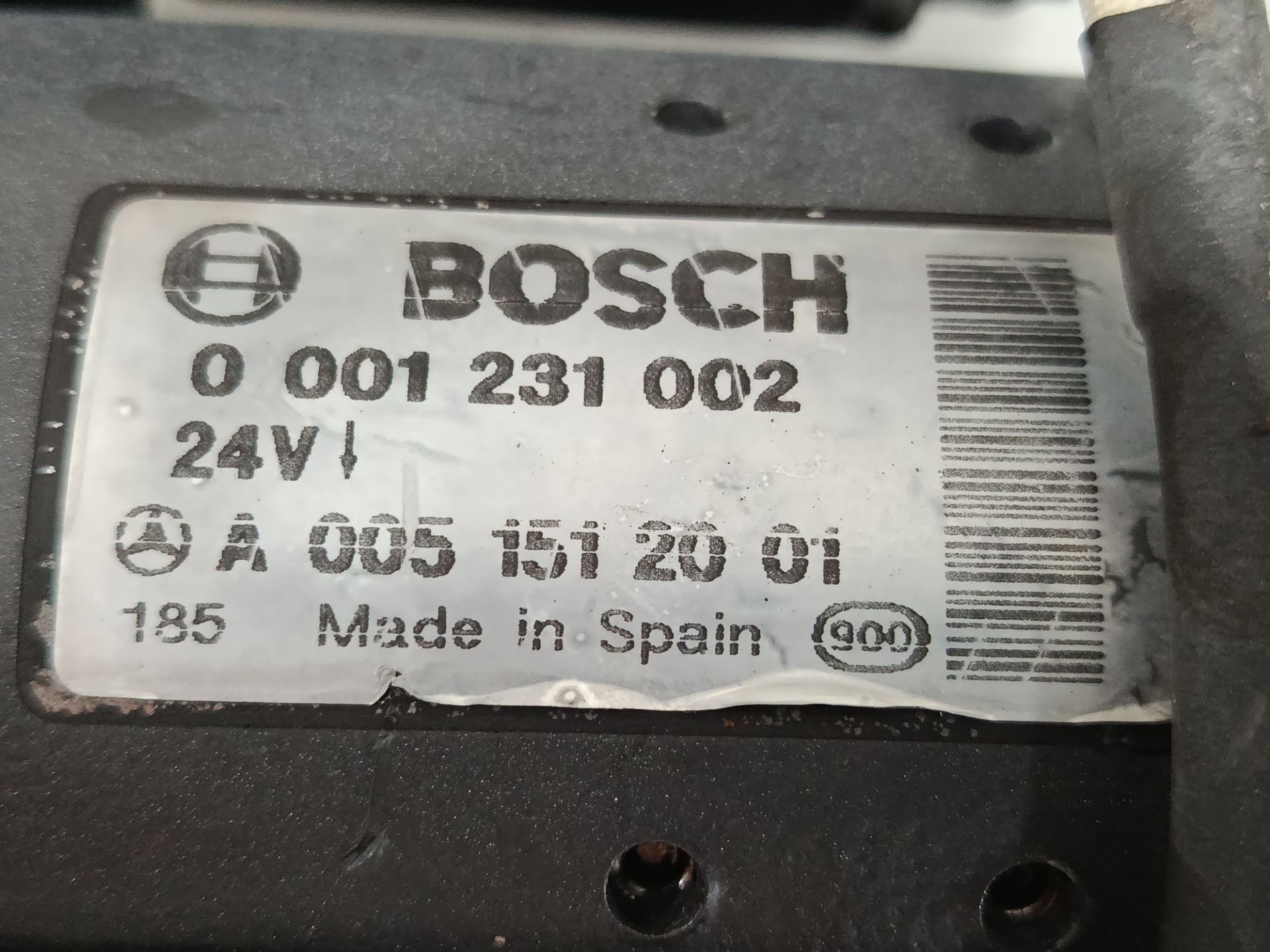 MOTOR ARRANQUE MERCEDES-BENZ ATEGO 2-EJES 18 T /BM 950/2/4 *