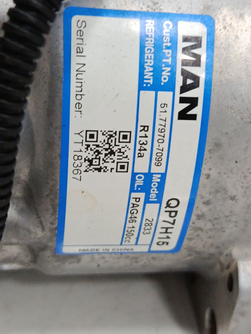 COMPRESOR AIRE ACONDICIONADO MAN TGX 33.XXX FG /   6x4   BL XL