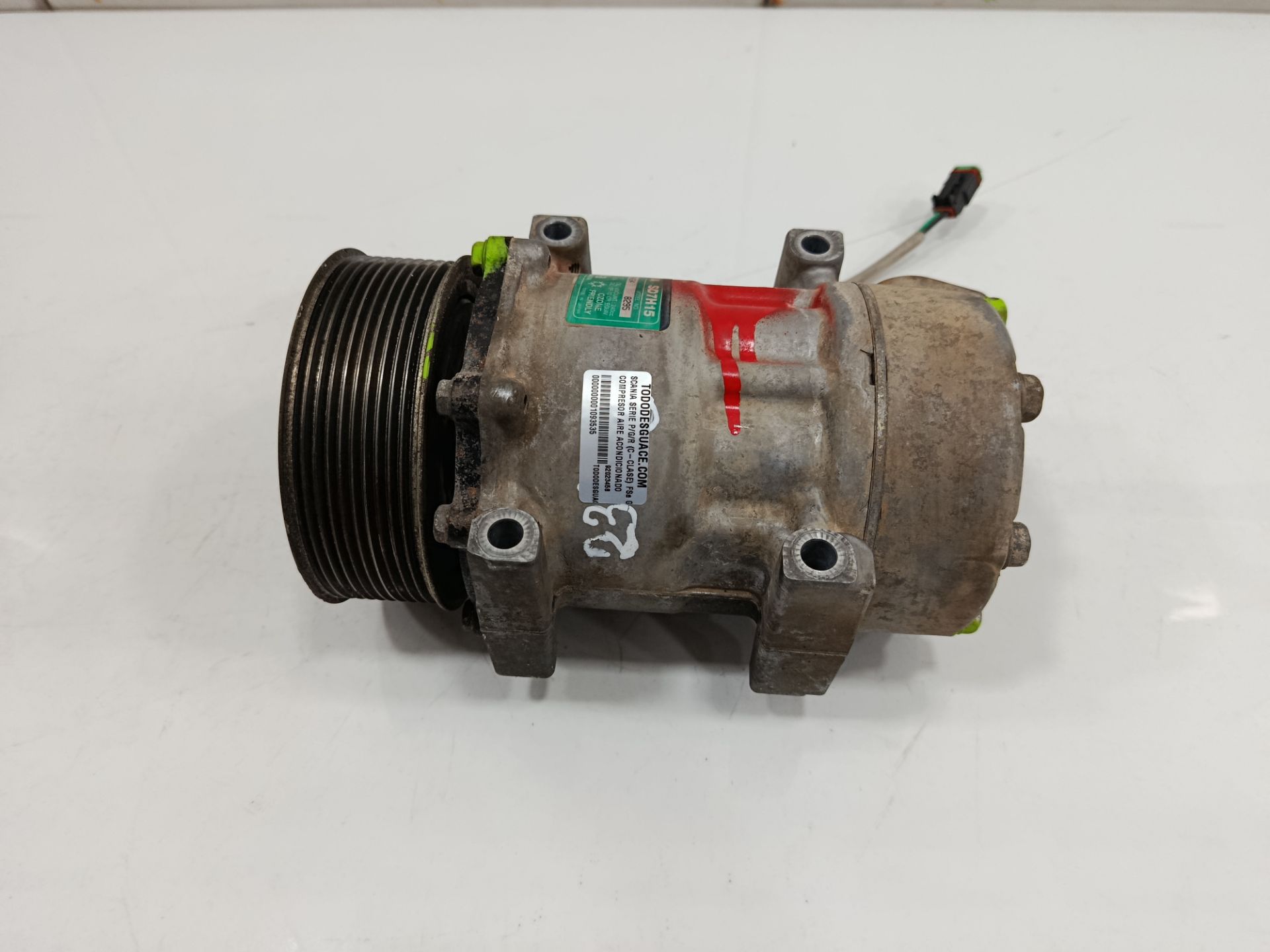 COMPRESOR AIRE ACONDICIONADO SCANIA SERIE P/G/R (C-CLASE) FSa G480 (4x2) Largura mediana CG 16