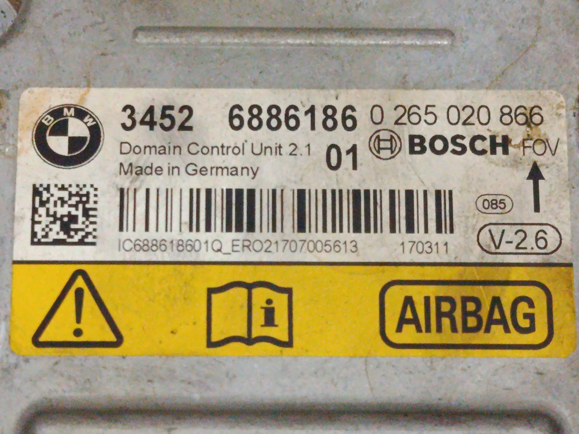 KIT AIRBAG BMW SERIE 3 LIM. (F30) 330e