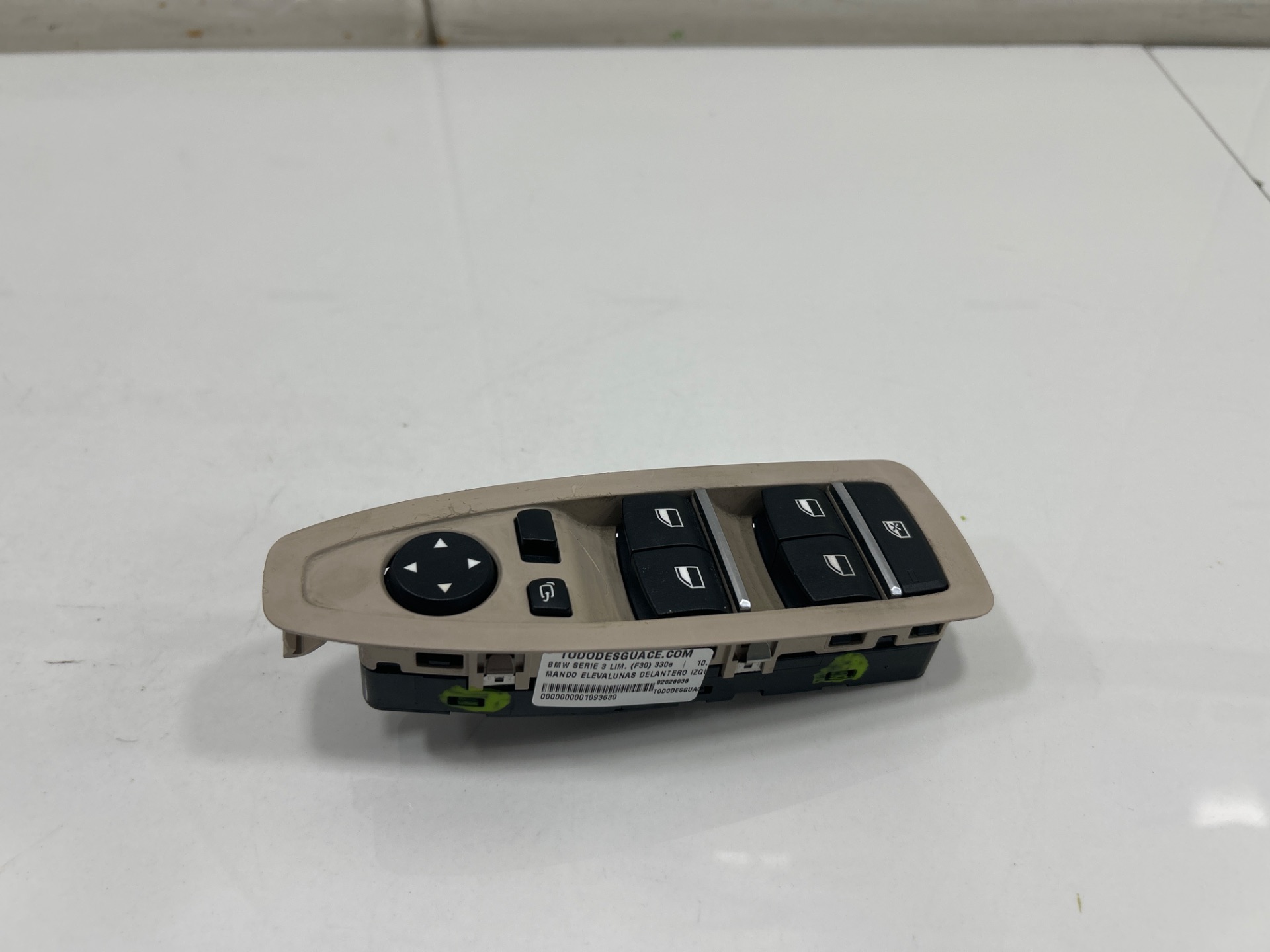 MANDO ELEVALUNAS DELANTERO IZQUIERDO BMW SERIE 3 LIM. (F30) 330e