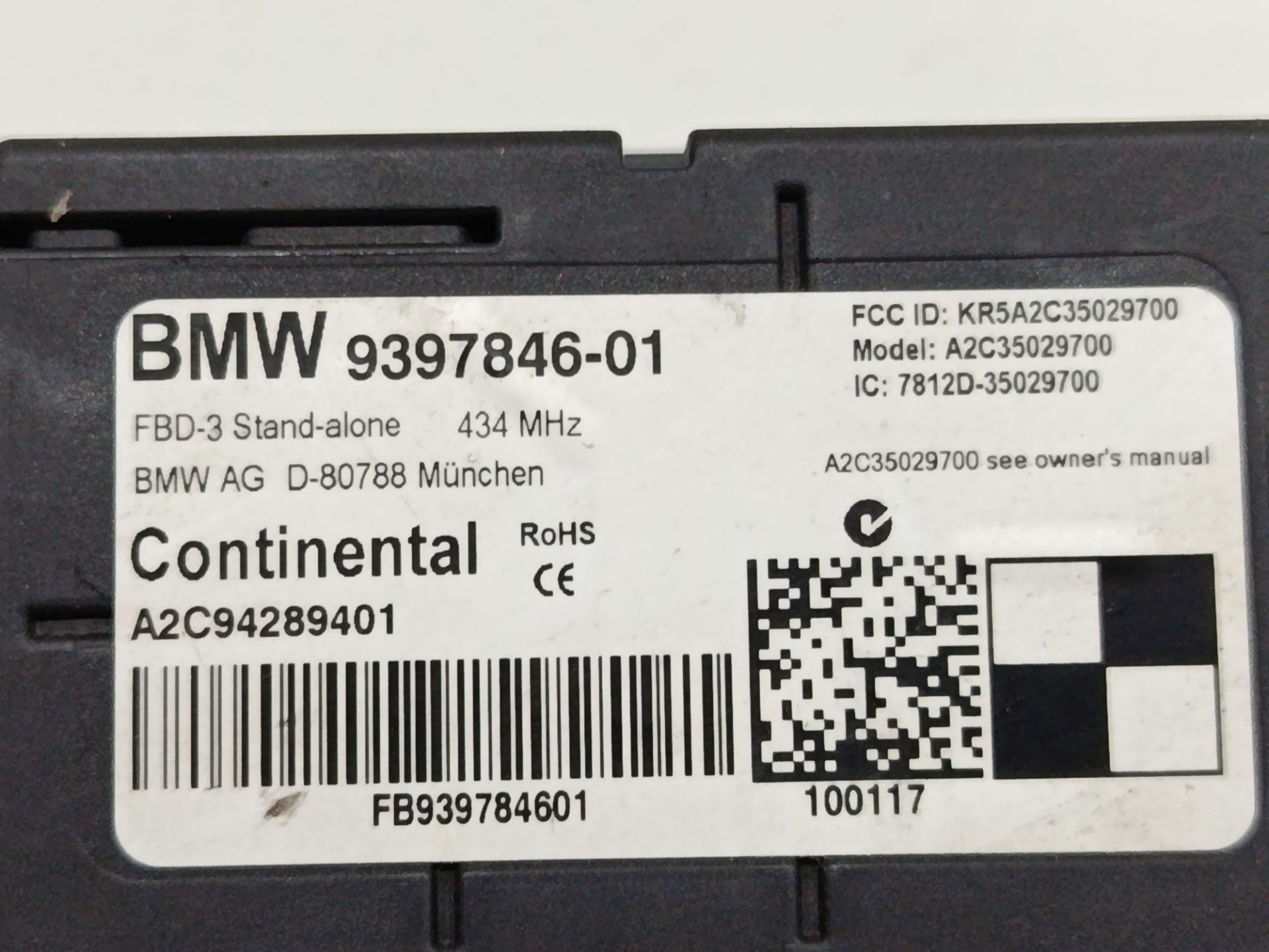 MODULO ELECTRONICO BMW SERIE 3 LIM. (F30) 330e