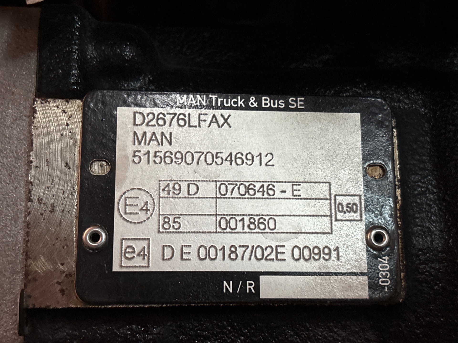 MOTOR COMPLETO MAN TGX 33.XXX FG /   6x4   BL XL