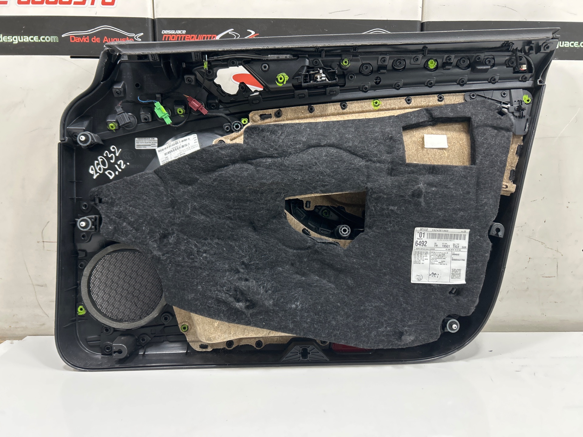 PAÑO PUERTA DELANTERO IZQUIERDO VOLKSWAGEN GOLF VII SPORTSVAN Advance