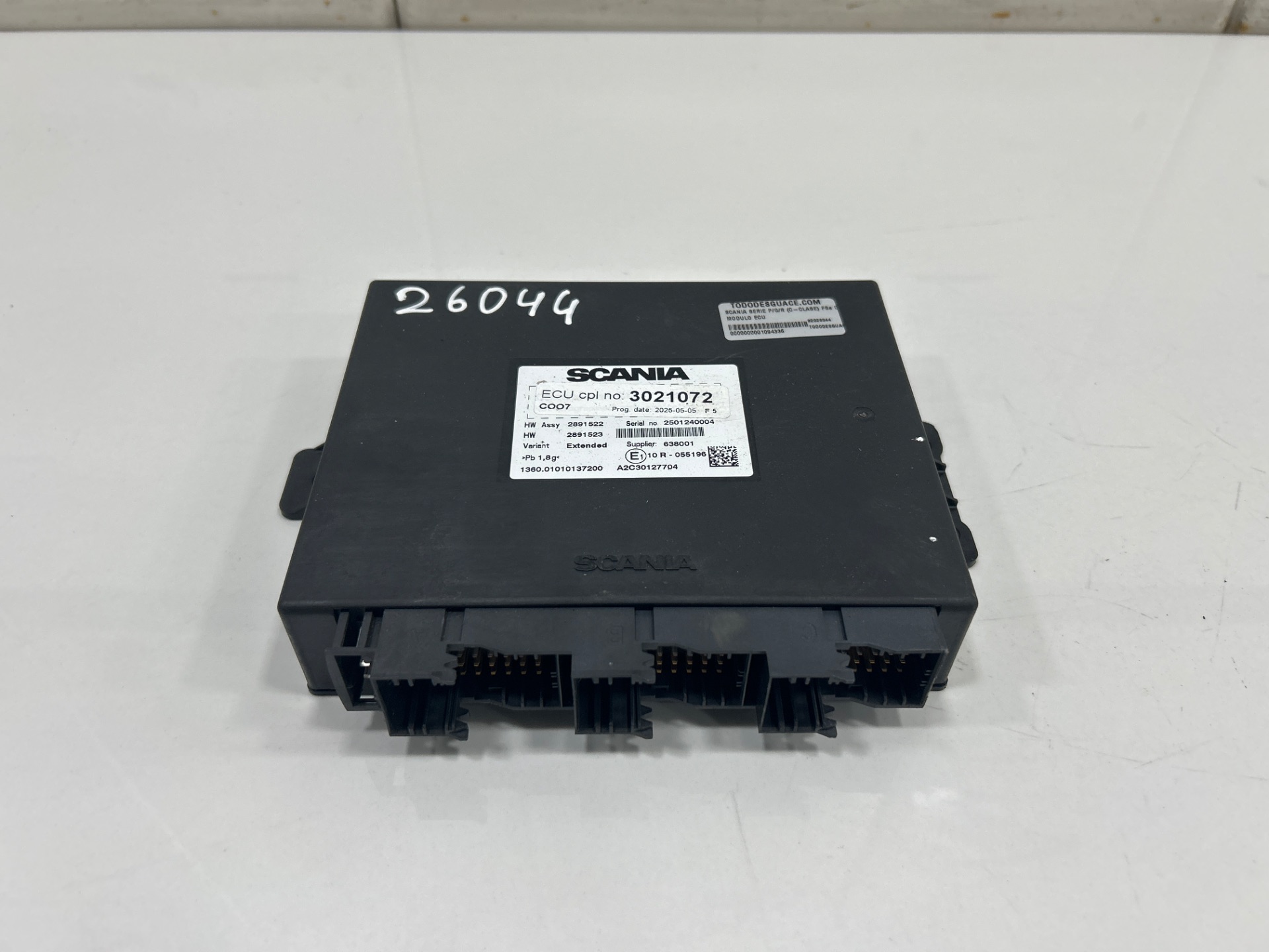 MODULO ECU SCANIA SERIE P/G/R (C-CLASE) FSa G320 (4x2) Corto CG 14