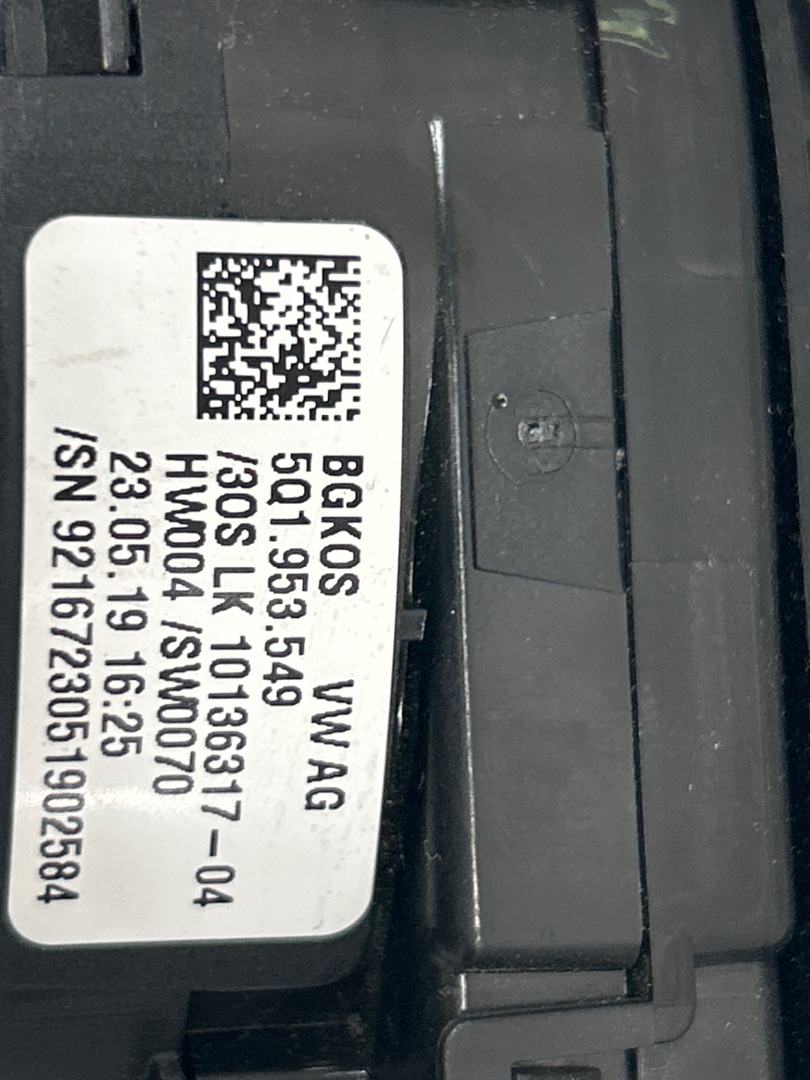 ANILLO AIRBAG Y MANDO MULTIFUNCION VOLKSWAGEN GOLF VII SPORTSVAN Advance