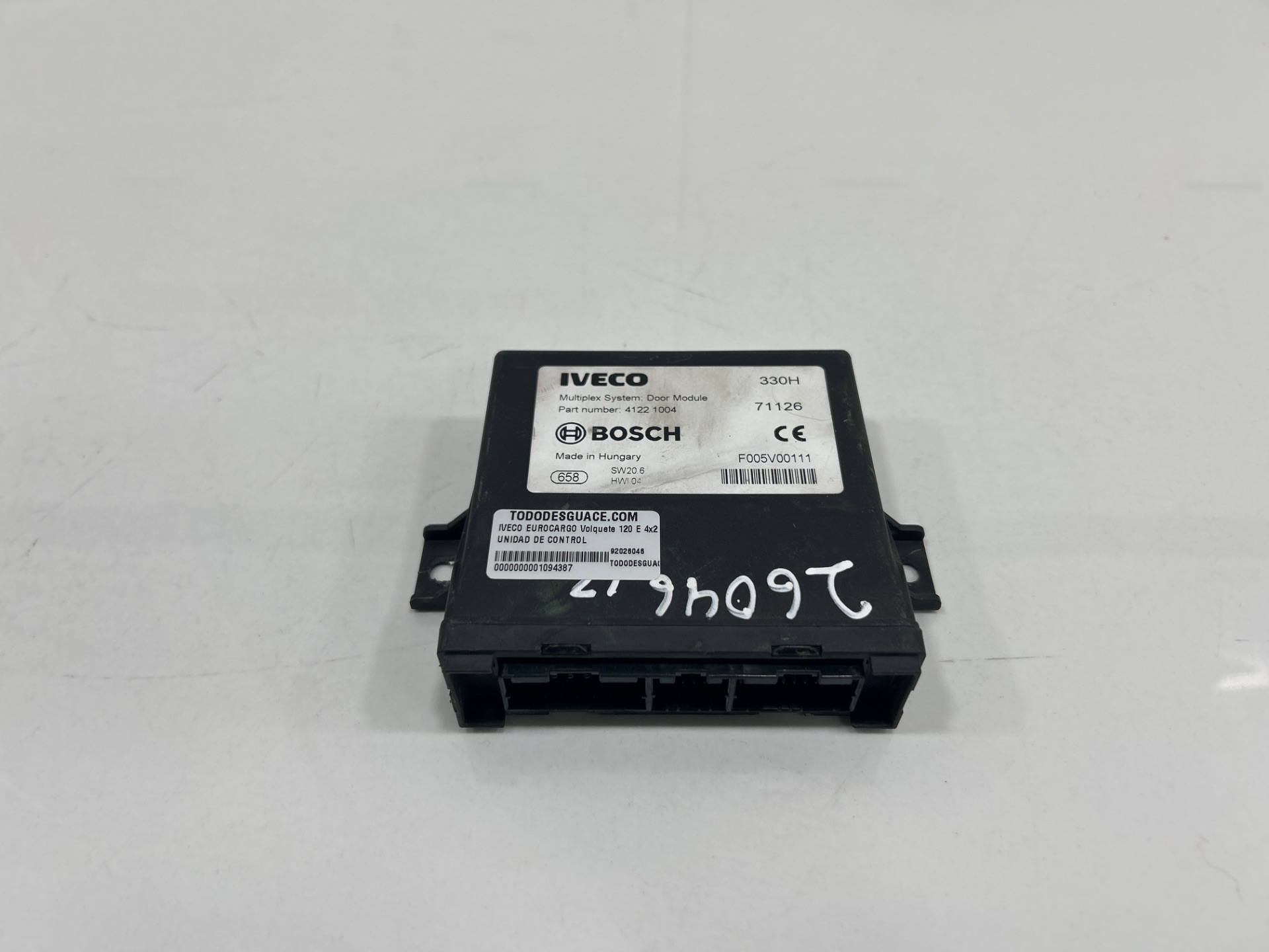 UNIDAD DE CONTROL IVECO EUROCARGO Volquete 120 E 4x2 Cabina doble