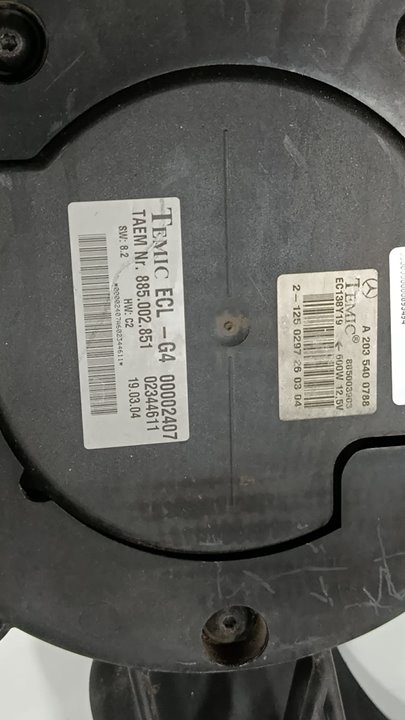 ELECTROVENTILADOR MERCEDES CLASE C (W203) BERLINA 220 CDI (LA) (203.008)   |   04.03 - 12.06