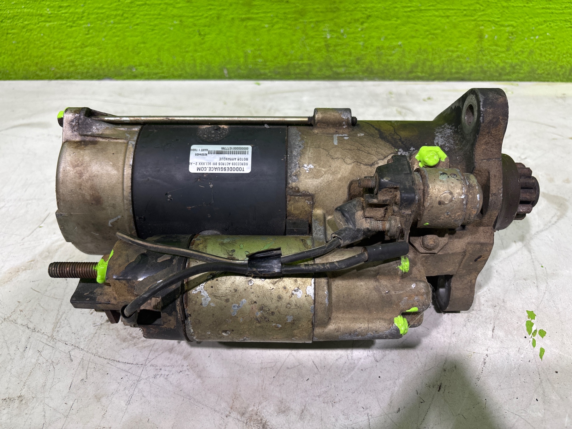 MOTOR ARRANQUE MERCEDES-BENZ ACTROS BM 963.XXX 2-ACHSER 18XX 4x2 Sattelzugmaschine L BigSpace