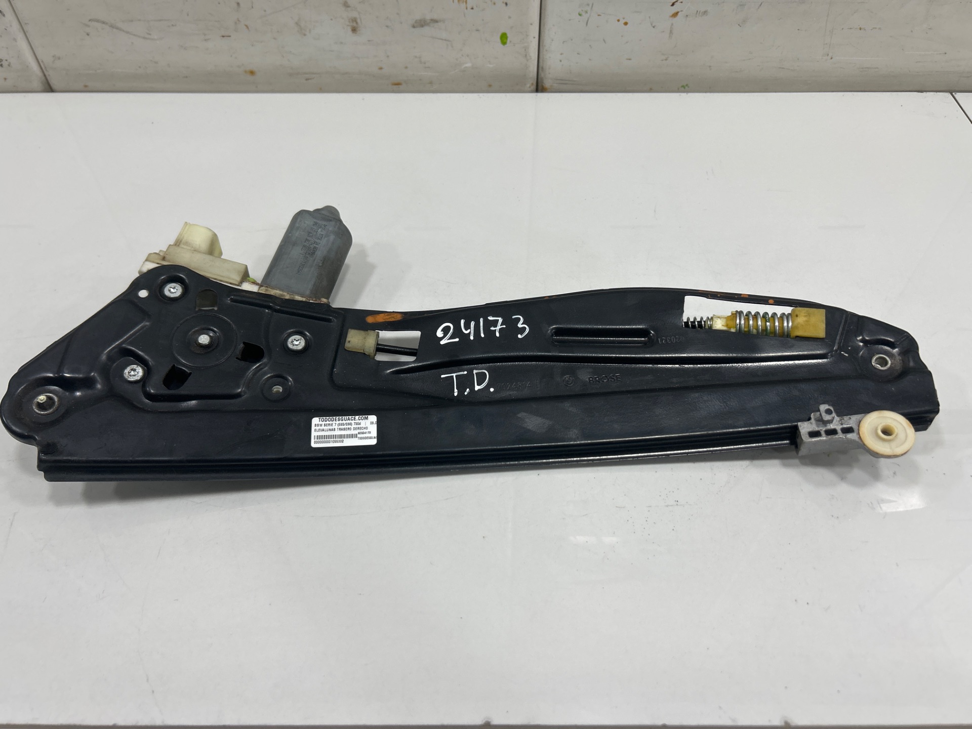 ELEVALUNAS TRASERO DERECHO BMW SERIE 7 (E65/E66) 730d