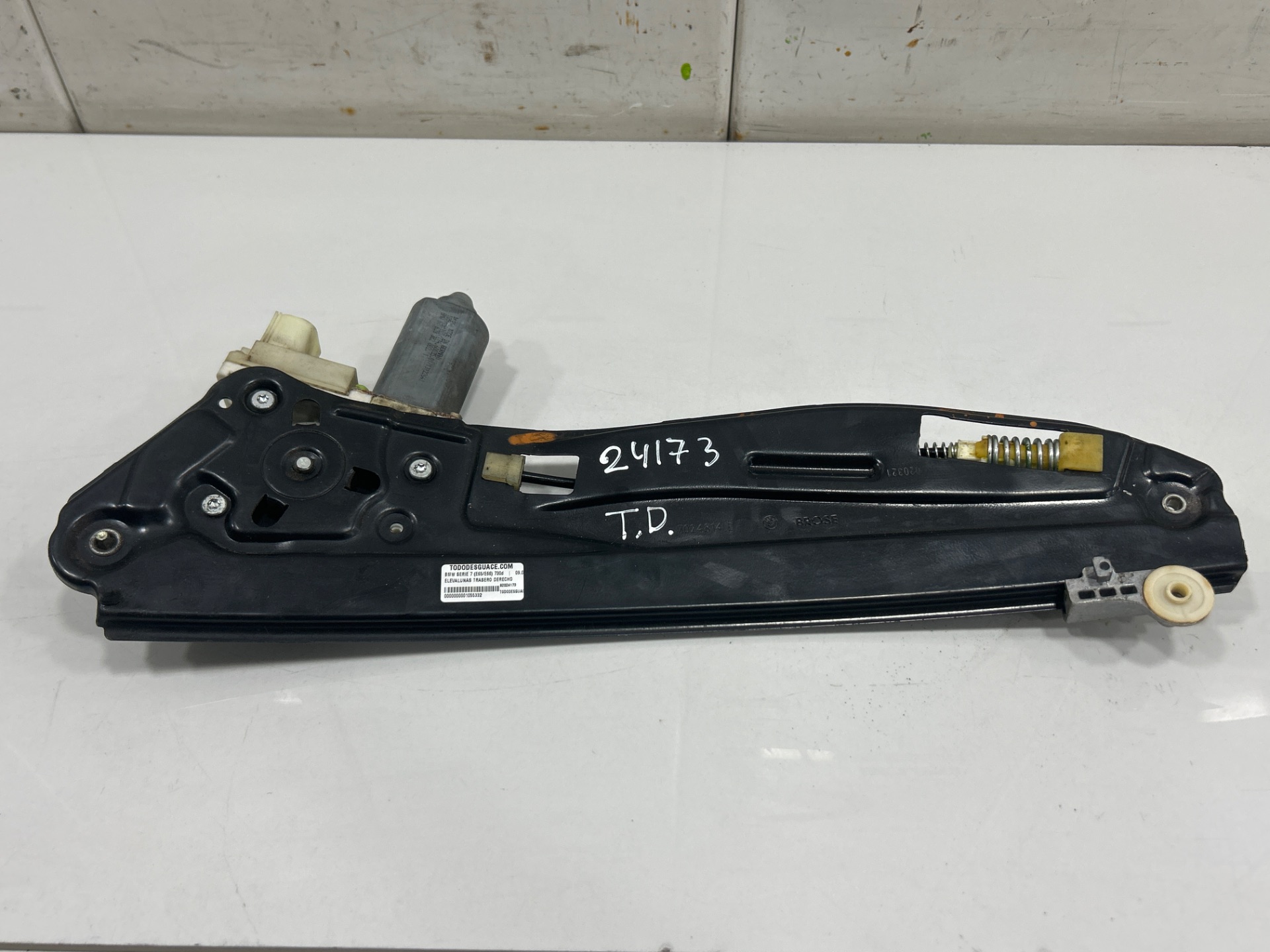 ELEVALUNAS TRASERO DERECHO BMW SERIE 7 (E65/E66) 730d