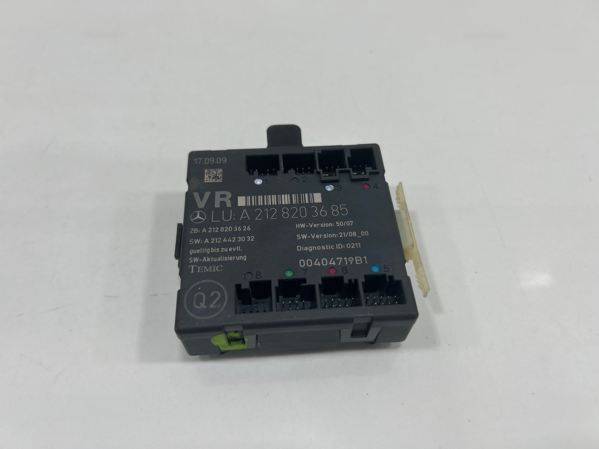 MODULO ELECTRONICO MERCEDES CLASE E (W212) LIM. 220 CDI BlueEfficiency (212.002)   |   01.09 - 12.14