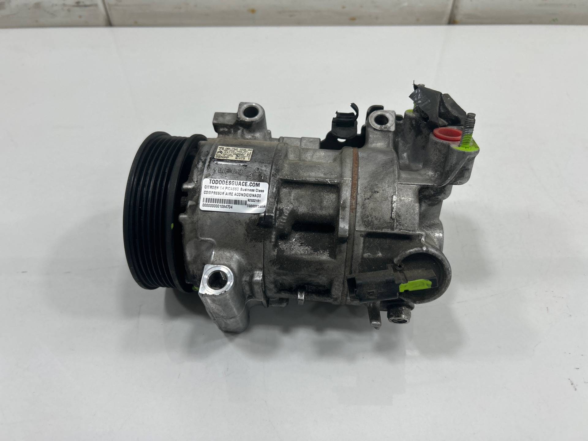 COMPRESOR AIRE ACONDICIONADO CITROEN C4 PICASSO Business Class   |   02.15 - 12.15