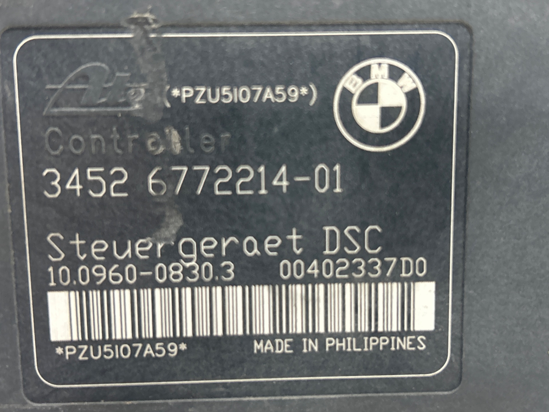 ABS BMW SERIE 3 TOURING (E91) 320i   |   09.05 - 12.07