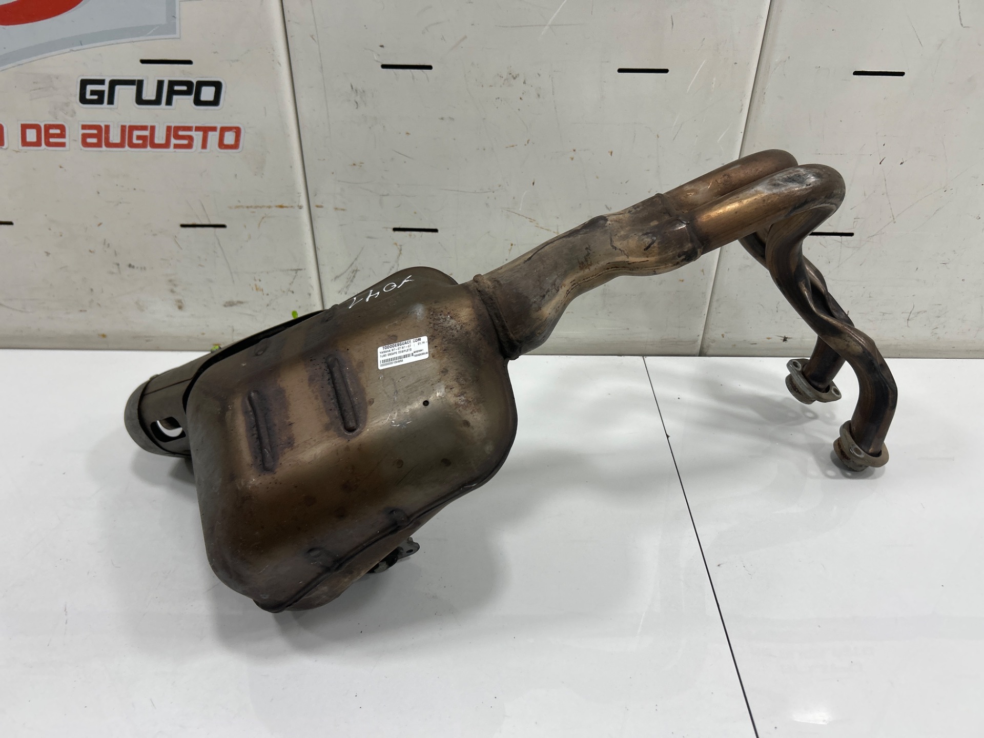 TUBO ESCAPE COMPLETO YAMAHA MT-07 MT-07